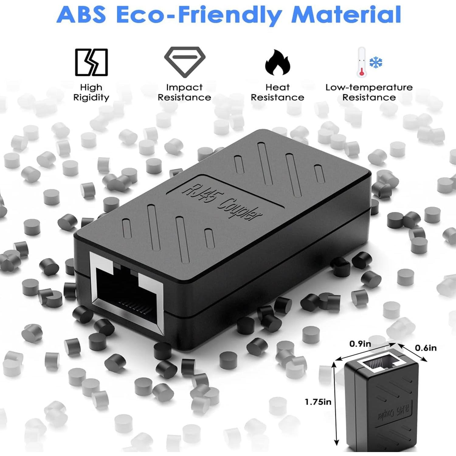 Acoplador Ethernet RJ45 Hembra a Hembra ILIWIWY 6 Piezas