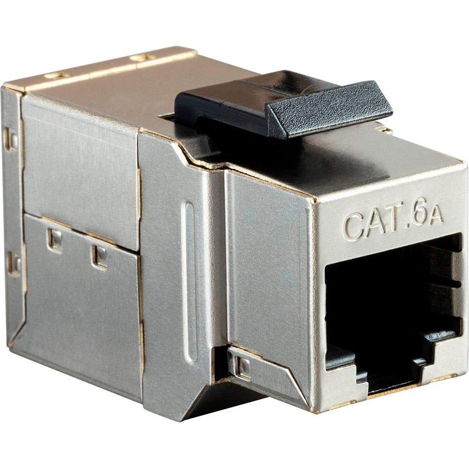 Acoplador RJ45 Cat6A Blindado Monoprice 10G - Extensor Red