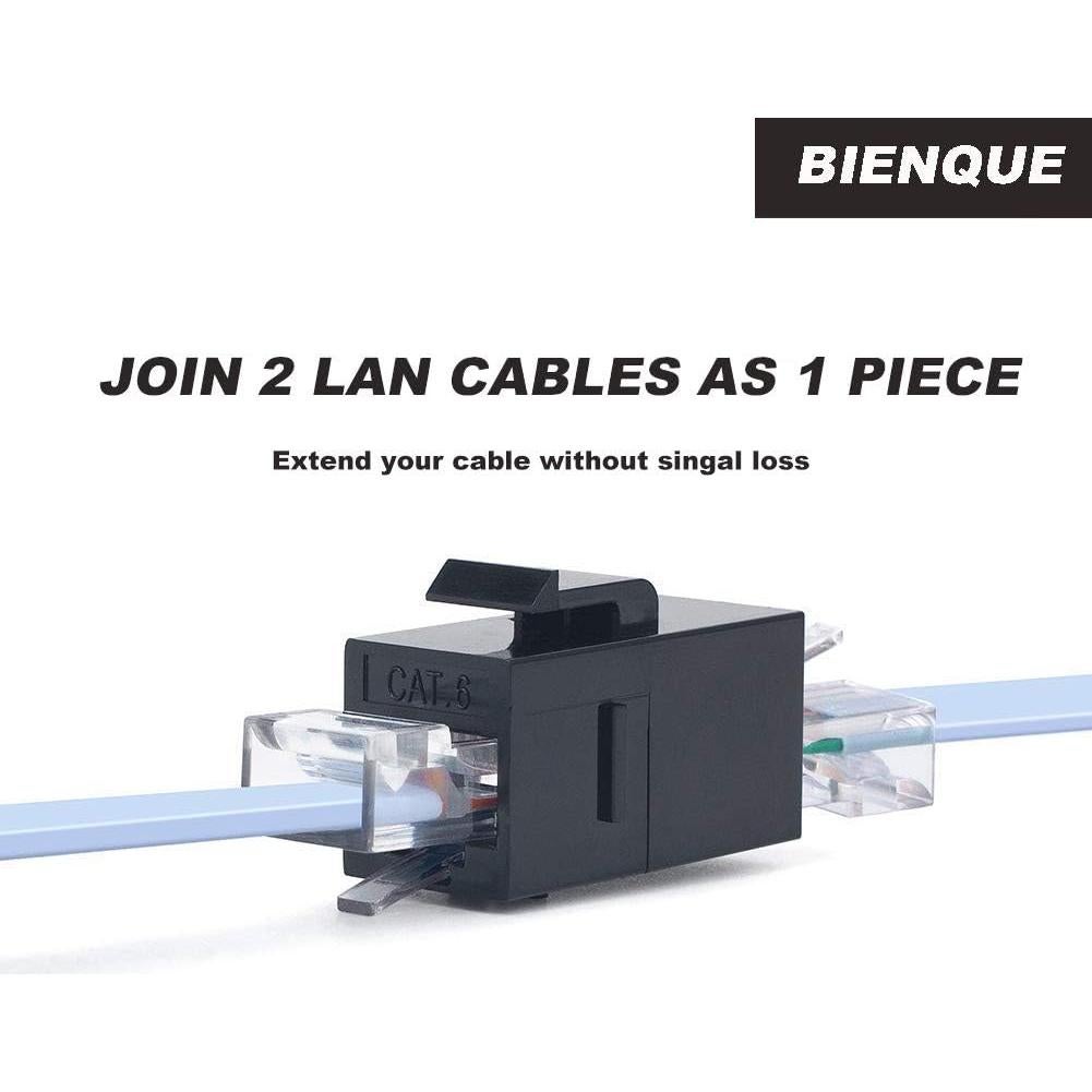 Acoplador Hembra a Hembra RJ45 Bienque Cat6 20 Paquete