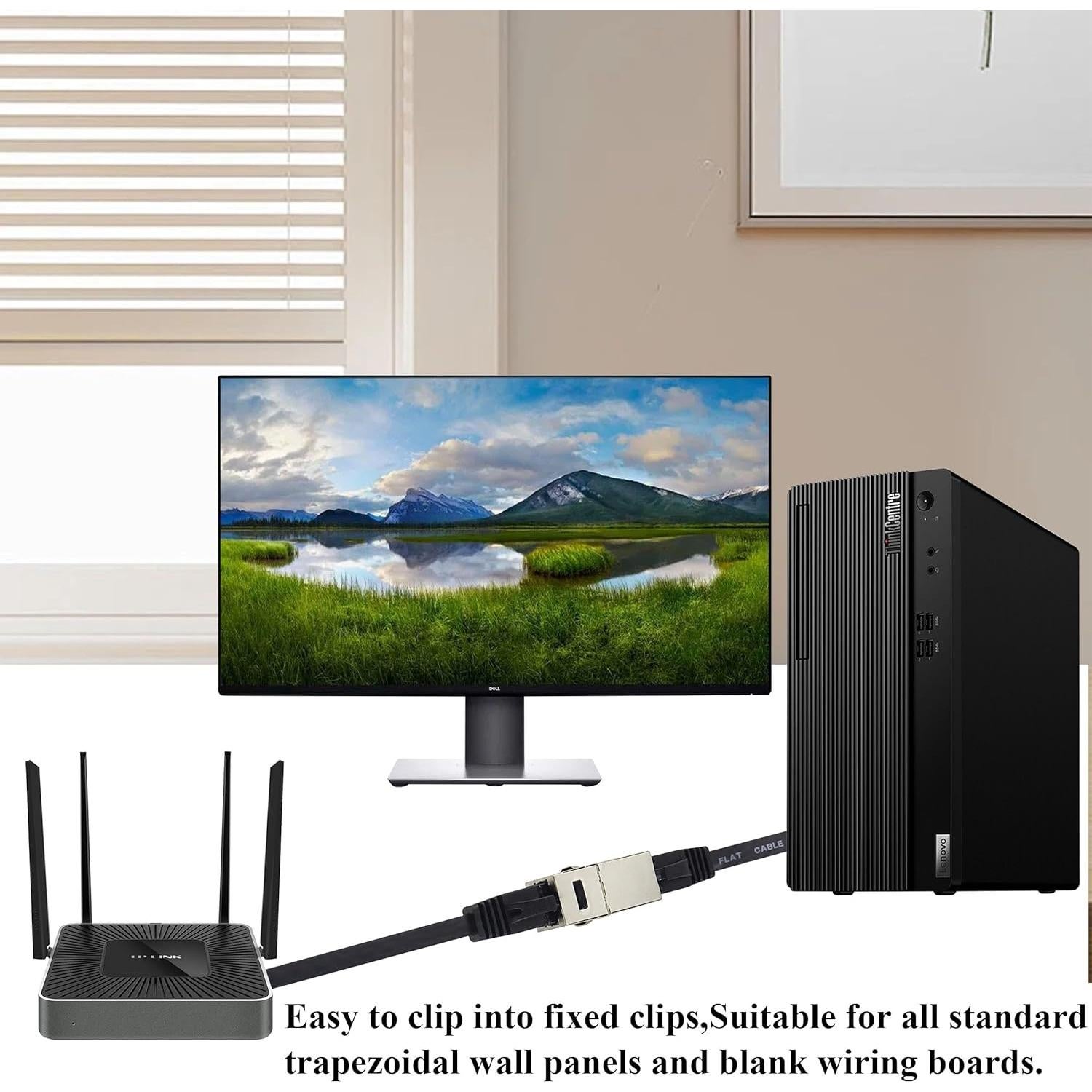 Conector Keystone CAT7 RJ45 Hembrado - Paquete de 2 - 10Gbps