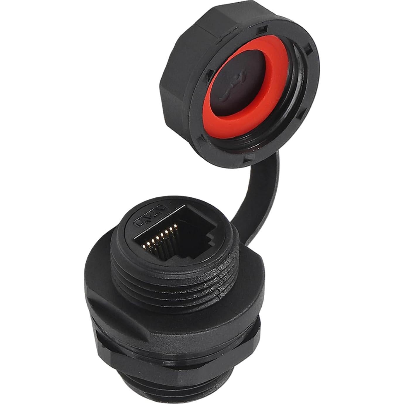 Conector RJ45 blindado DORHEA 2Pcs CAT6A montaje en panel