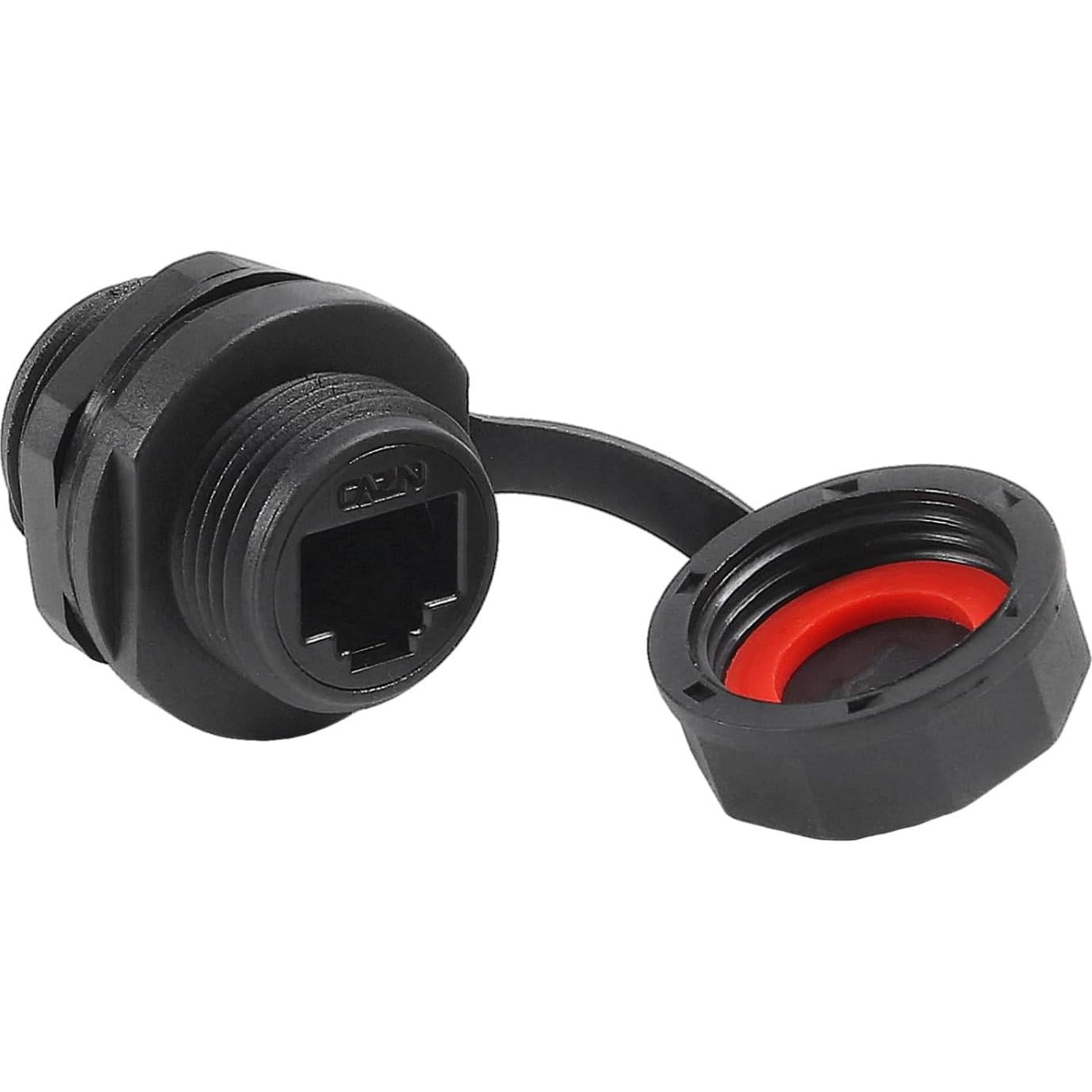 Conector RJ45 blindado DORHEA 2Pcs CAT6A montaje en panel