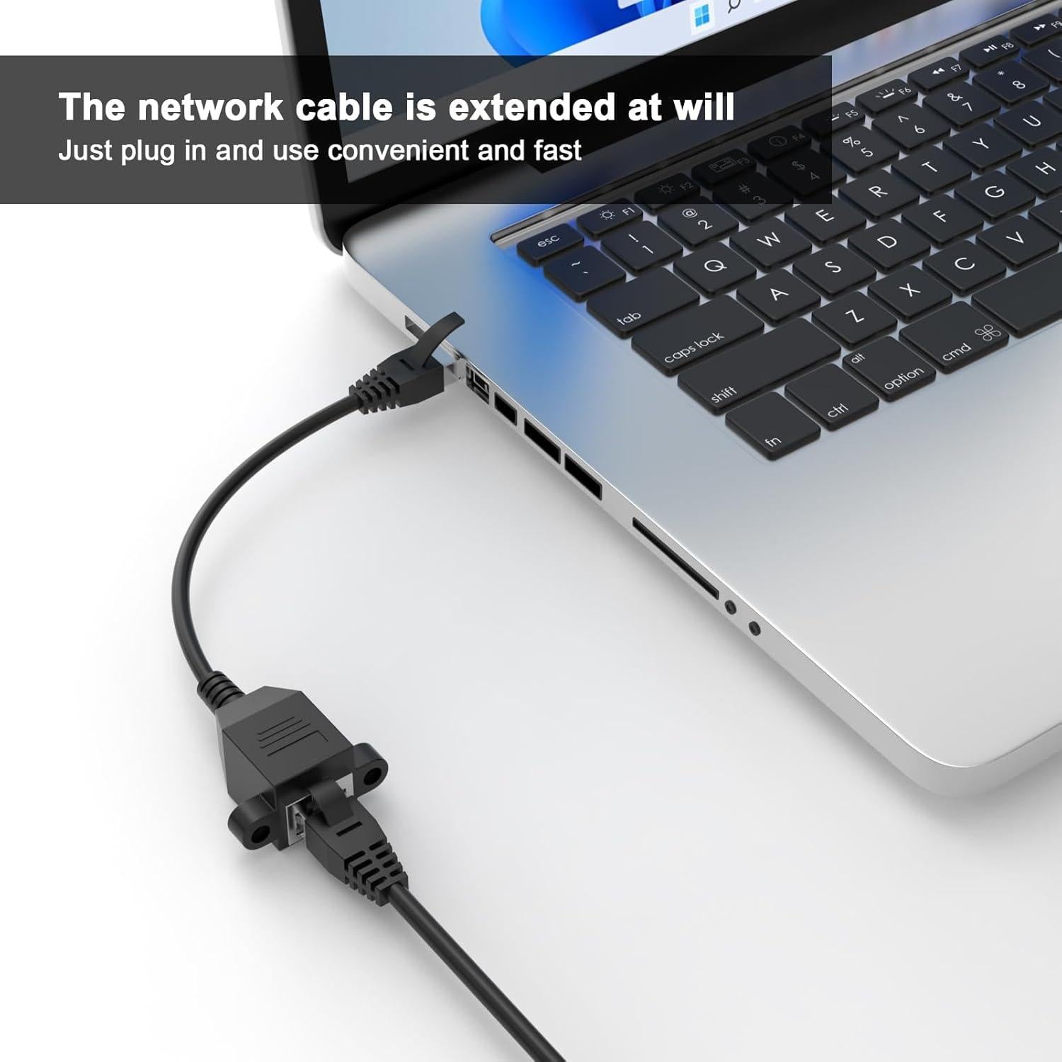 Cable de Extensión Ethernet RJ45 DESOFICON Cat 6 1m