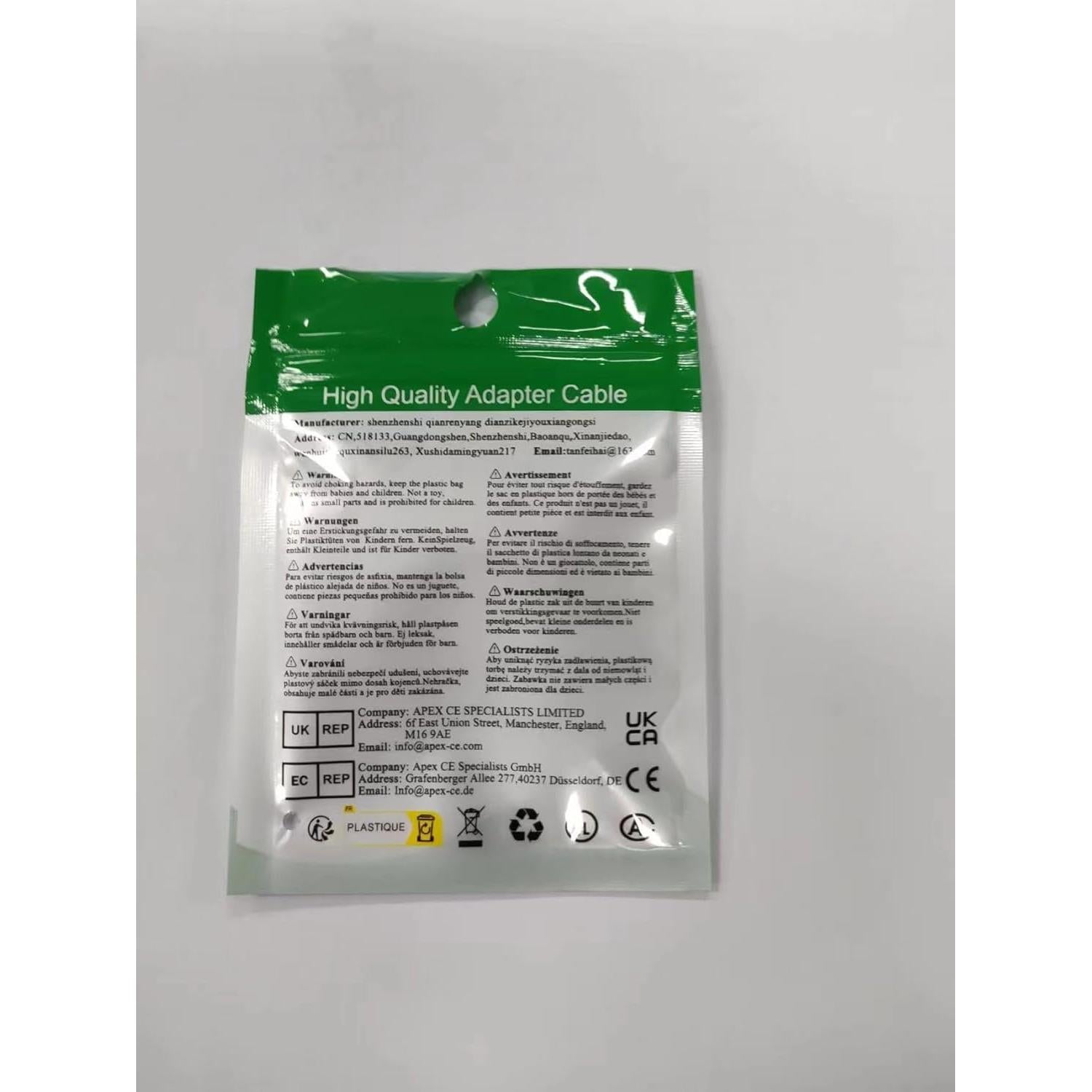 Conector RJ45 a Prueba de Agua CAT6 QIANRENON Montaje en Panel