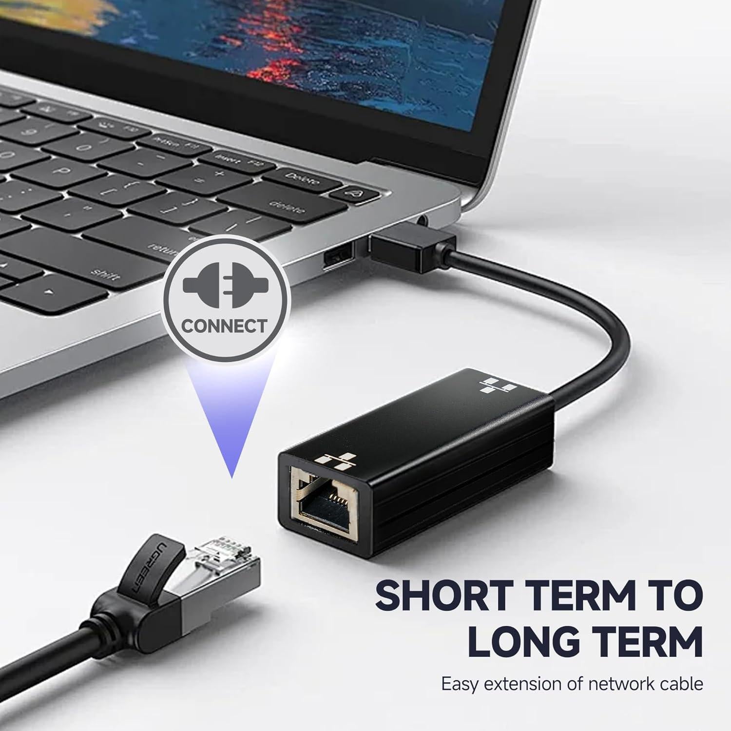 Acoplador de Red Gigabit RJ45 FINEANDENG 2 Pcs Hembra a Hembra