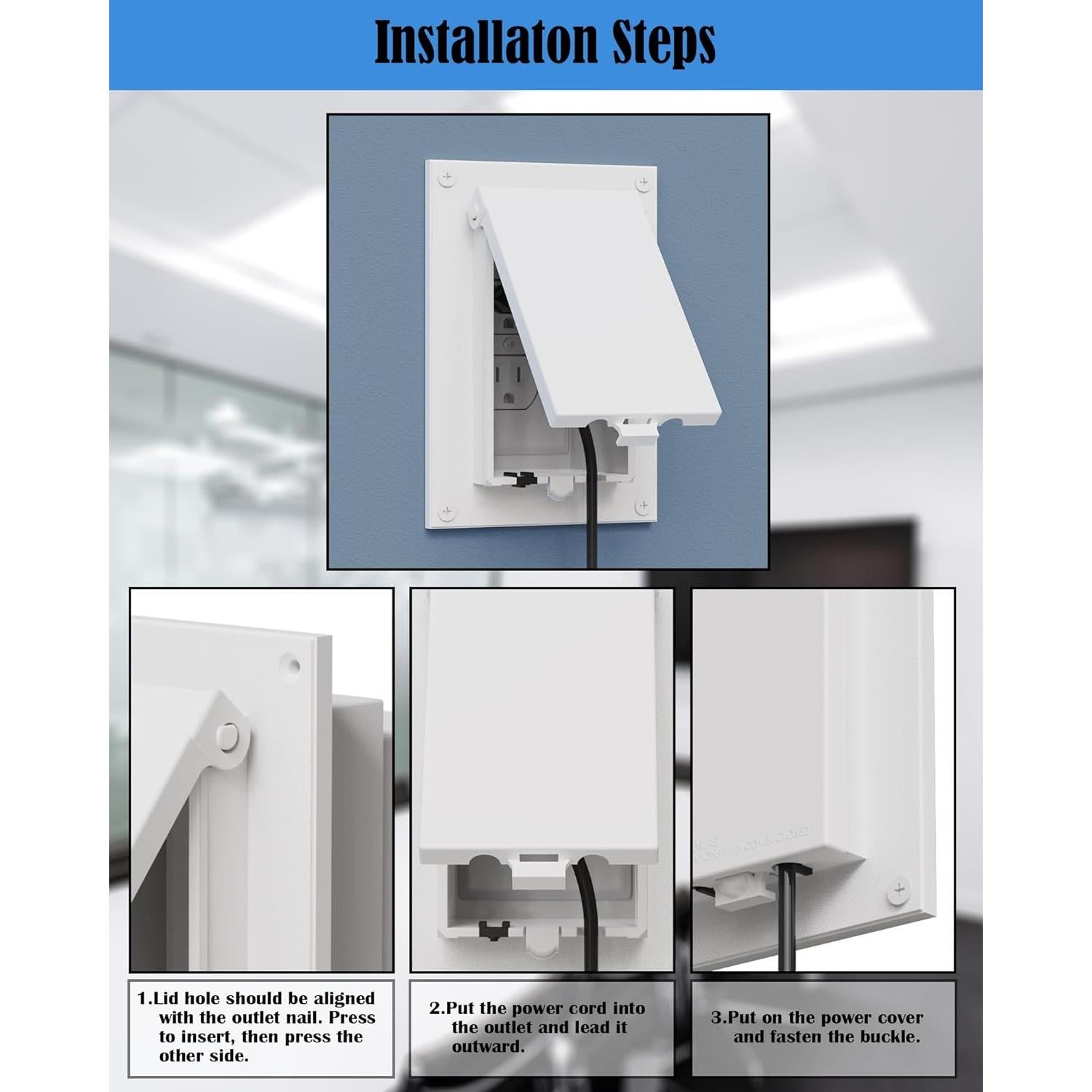 Cubierta de Enclosure Tipo 3R YasAo DBVW-1 para Exterior - 2 Pzas