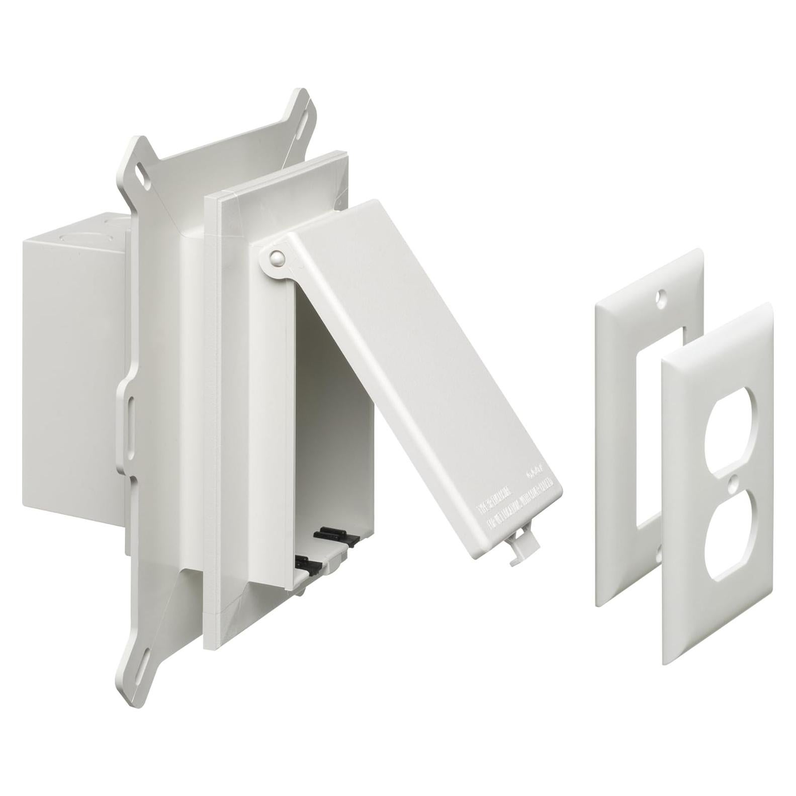 Caja de Salida Empotrada ARLINGTON DBVS1W-1 1-Gang Blanca