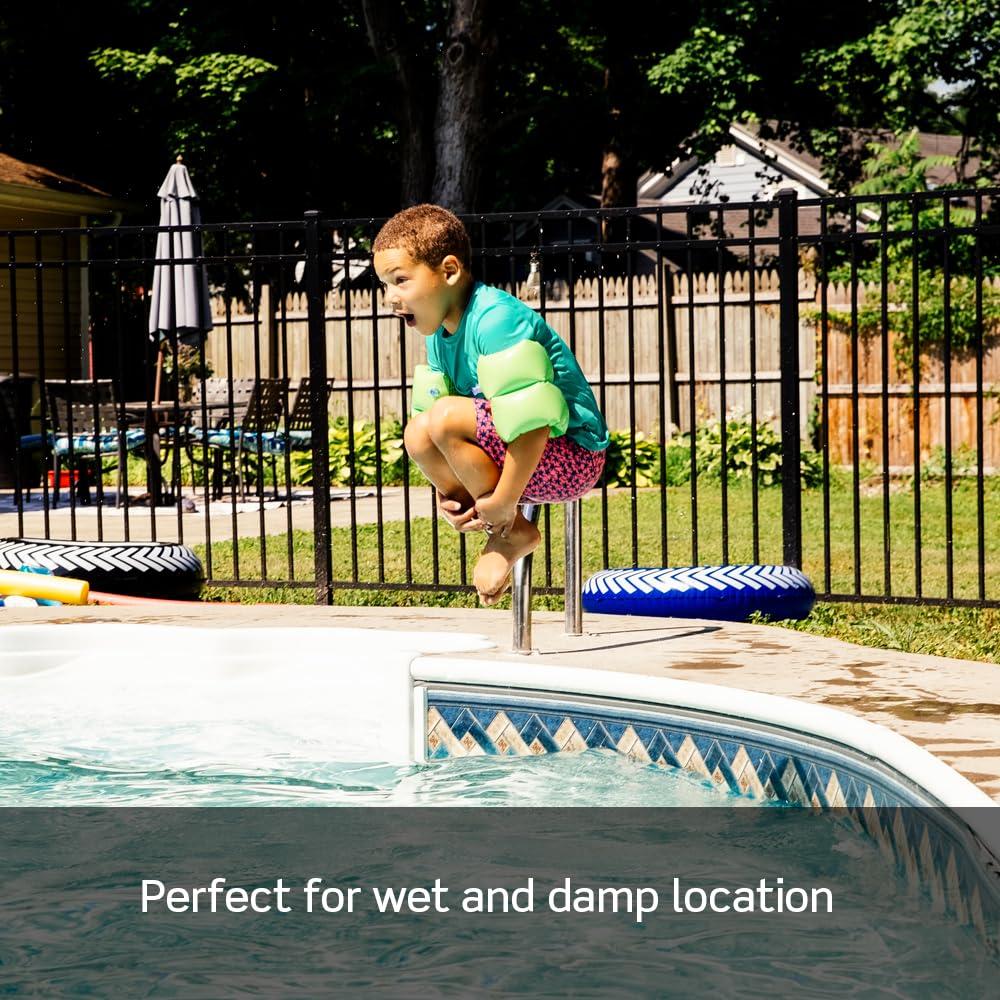 Interruptor GFCI Leviton 15A Resistente Climas Blanco LED