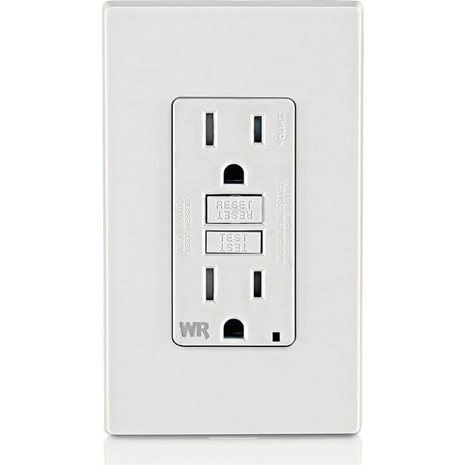 Interruptor GFCI Leviton 15A Resistente Climas Blanco LED