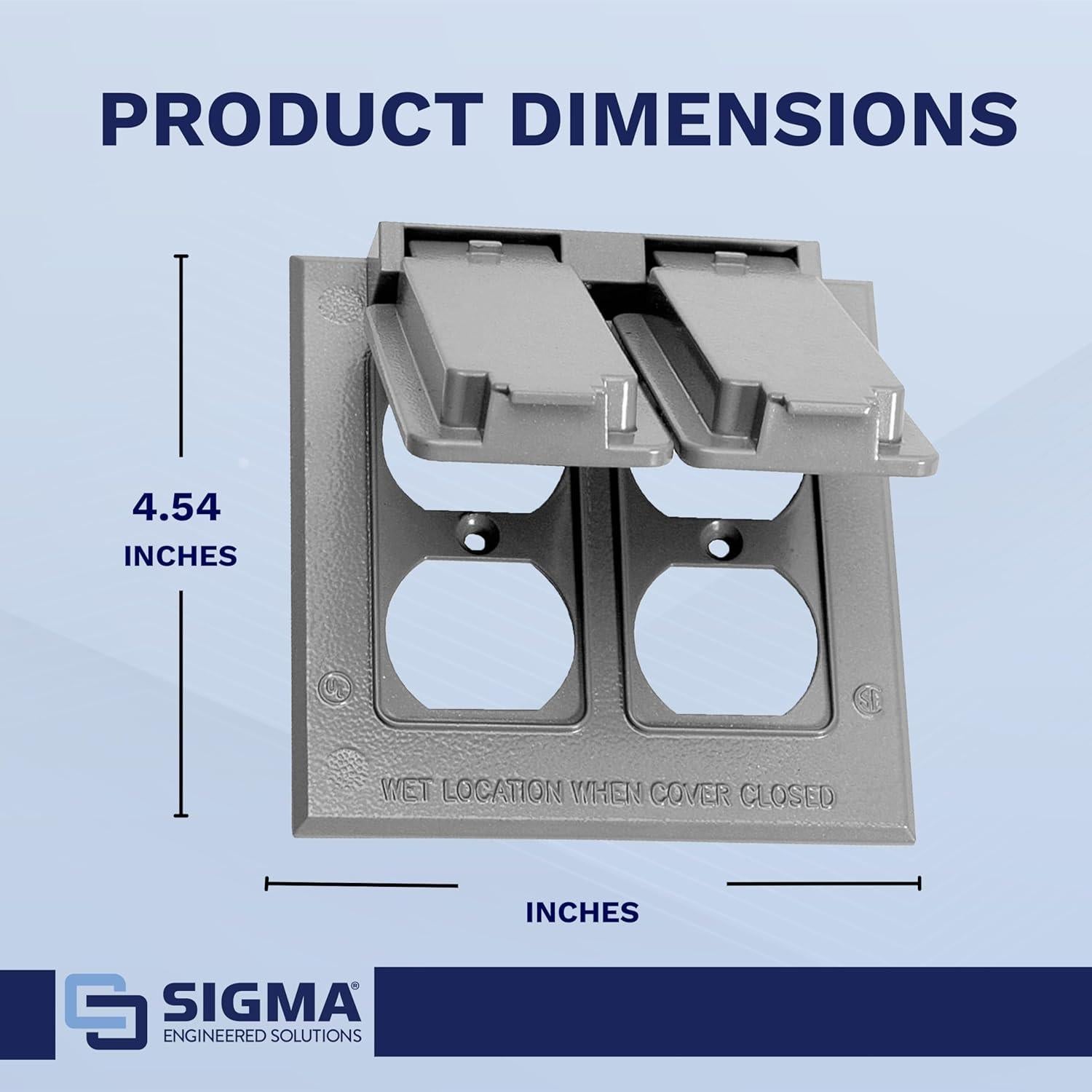 Cubierta Dúplex a Prueba de Climas Sigma 14345 Gris