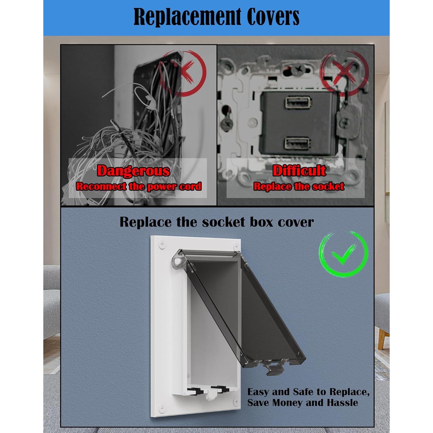 Cubierta de Enclosure Tipo 3R YasAo DBVC-1 para Exterior 2-Pack
