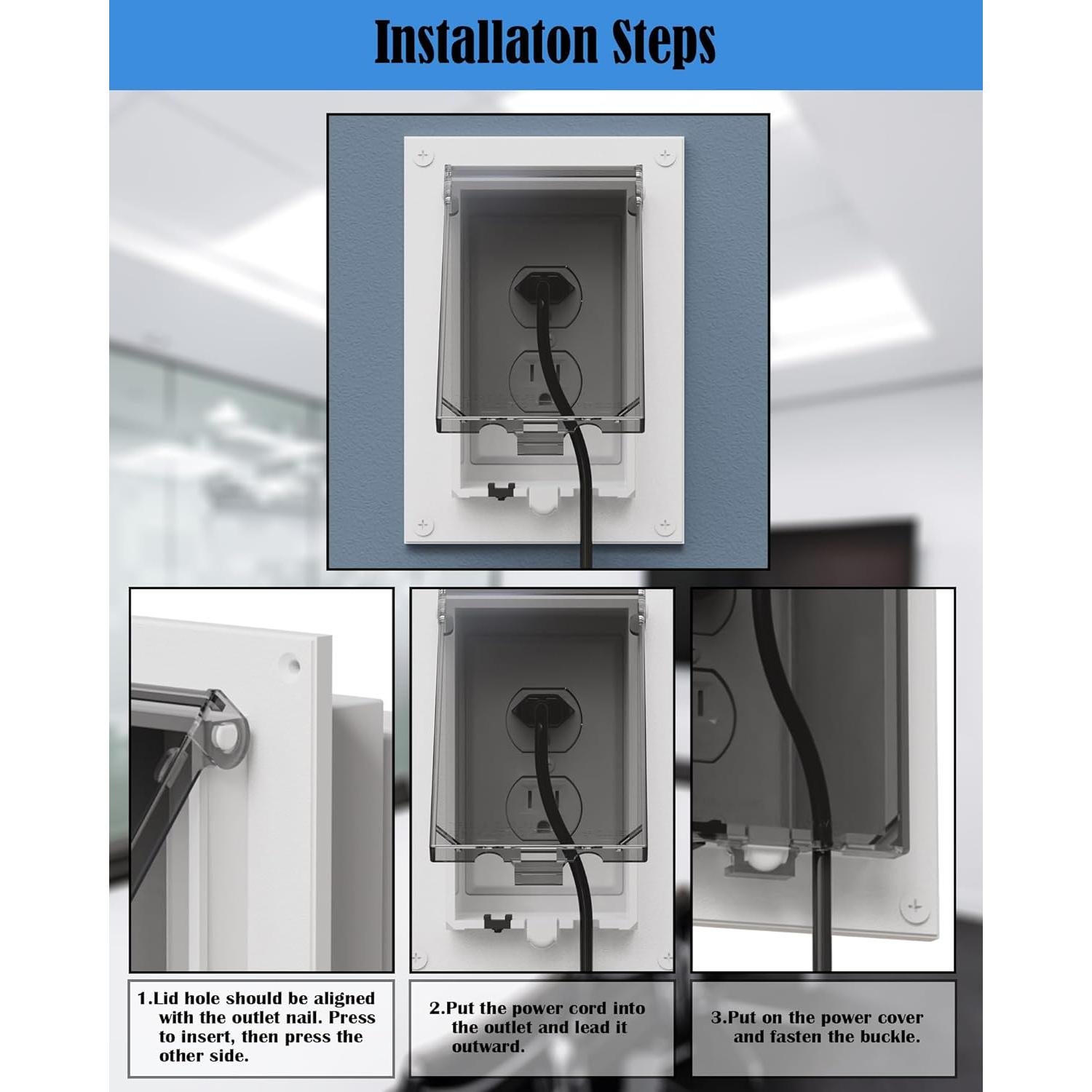Cubierta de Enclosure Tipo 3R YasAo DBVC-1 para Exterior 2-Pack