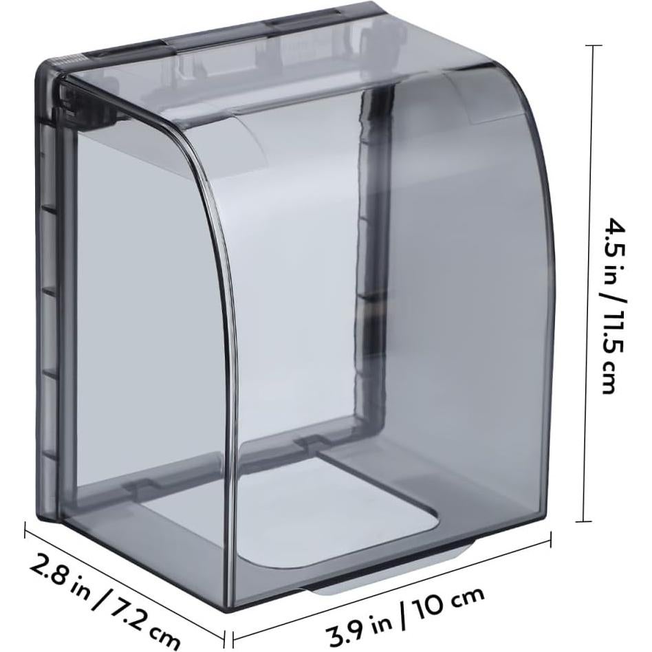 Cubierta de Enchufe Exterior Iplusmile Gris 11.5x10cm Adhesiva