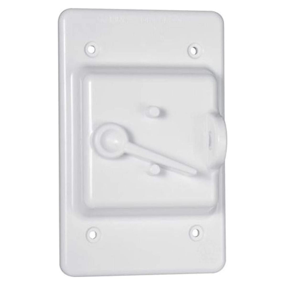 Cubierta a Prueba de Climas 1-Gang BELL PTC100WH Blanca