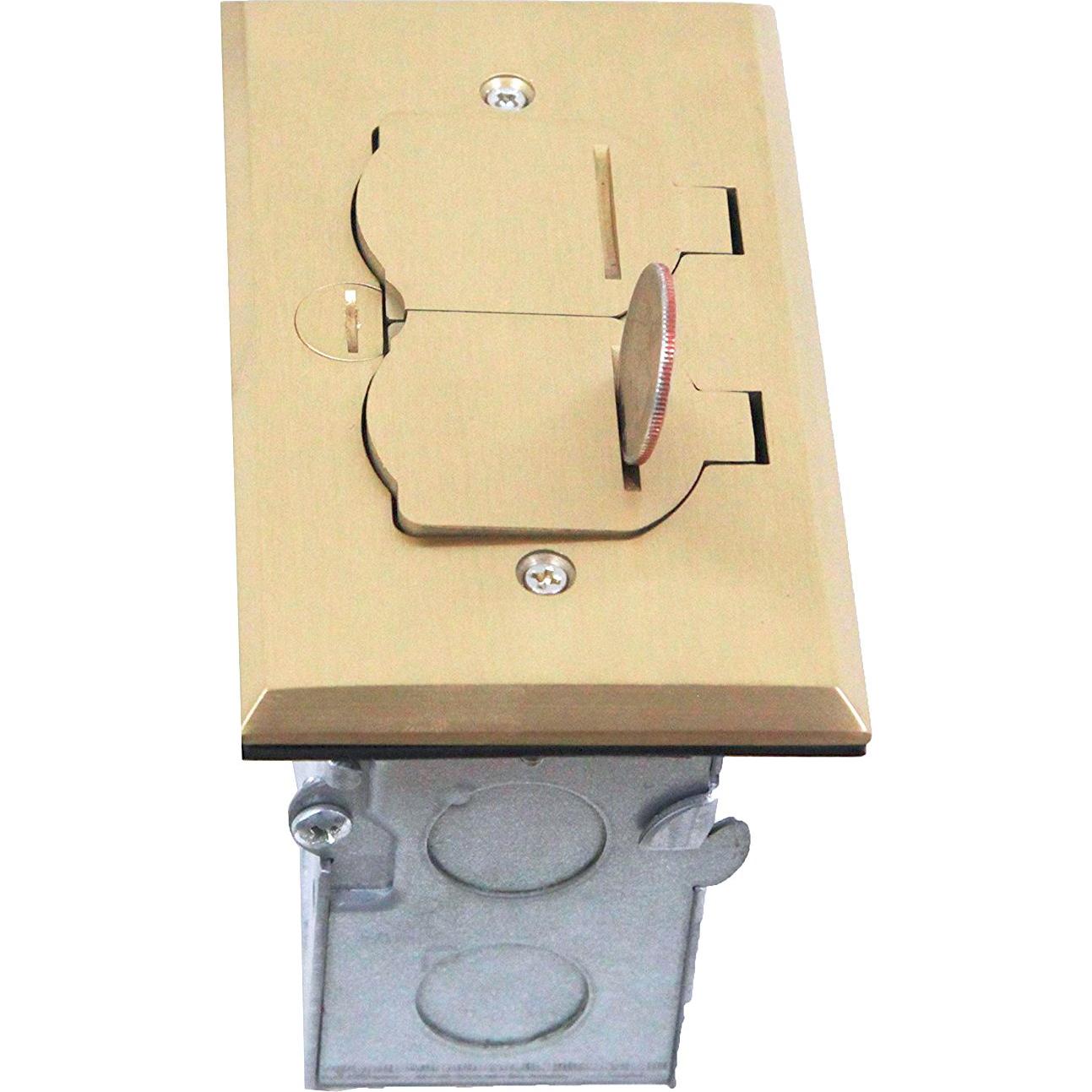 Kit de Tapa Abatible para Caja de Piso ENERLITES 5" x 2.89" 20A