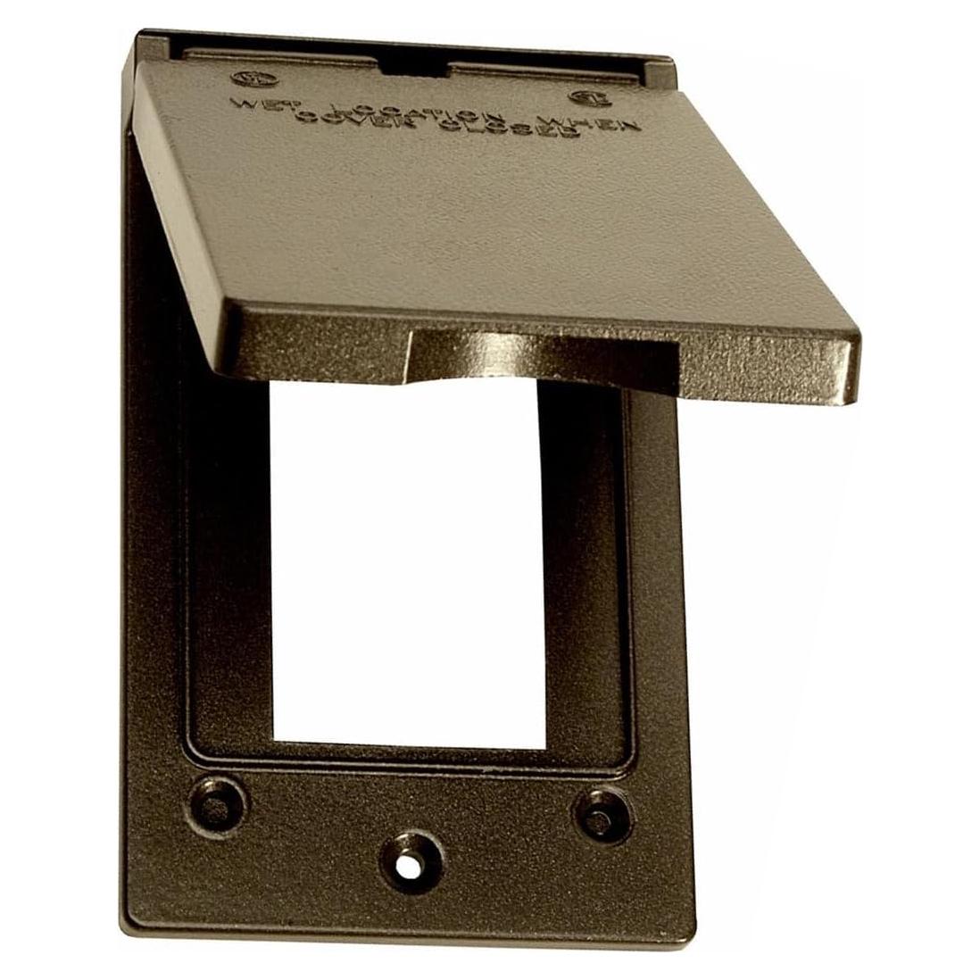 Cubierta GFCI Vertical Sigma 14248BR a Prueba de Climas Bronce
