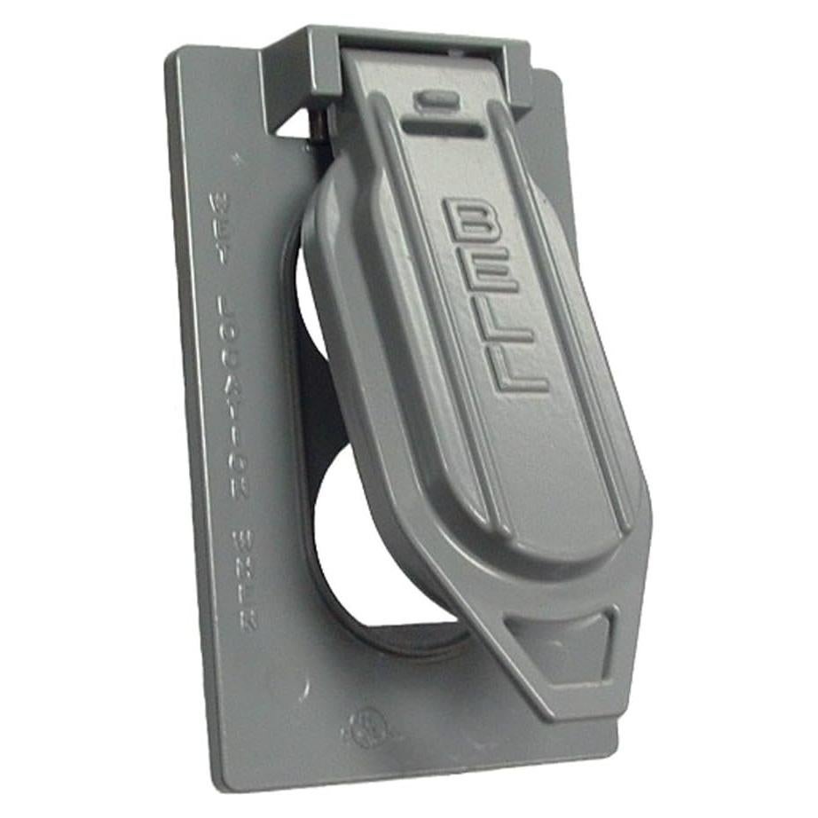 Cubierta a Prueba de Climas Hubbell Raco 5146-1 Gris 11.59x7.14 cm