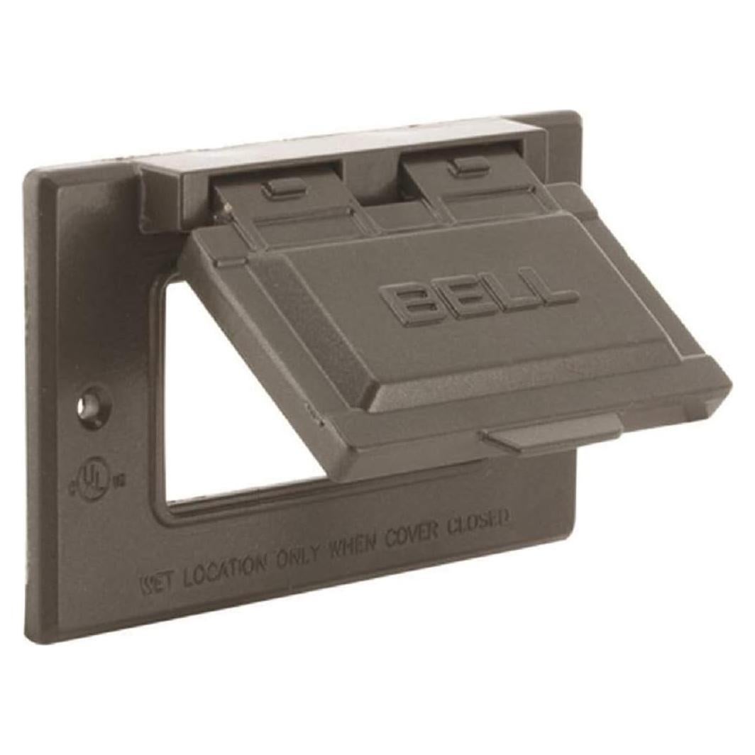 Cubierta a Prueba de Climas Hubbell Raco 5101-2 GFCI Horizontal