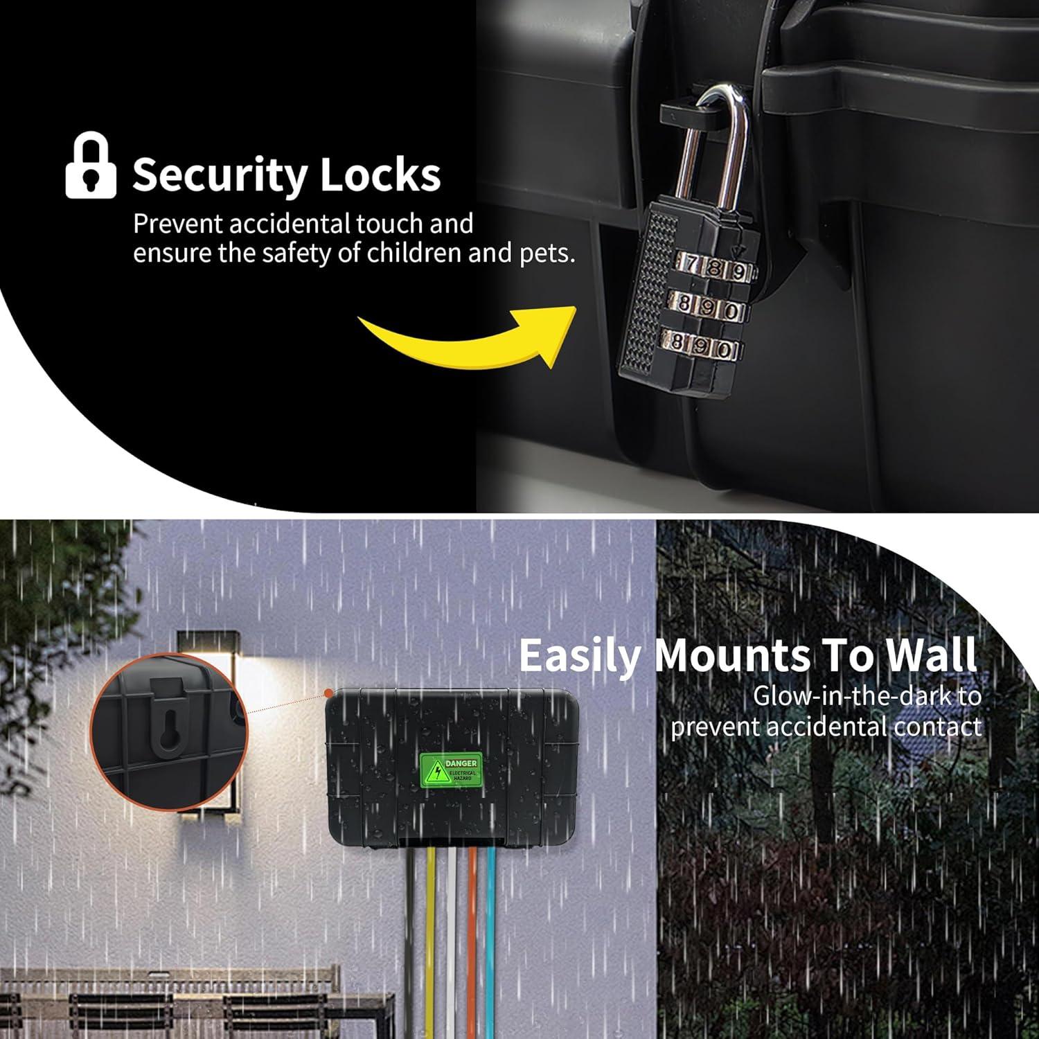 Caja Eléctrica Exterior Grande Paxboxtech IP54 34x24x13 cm