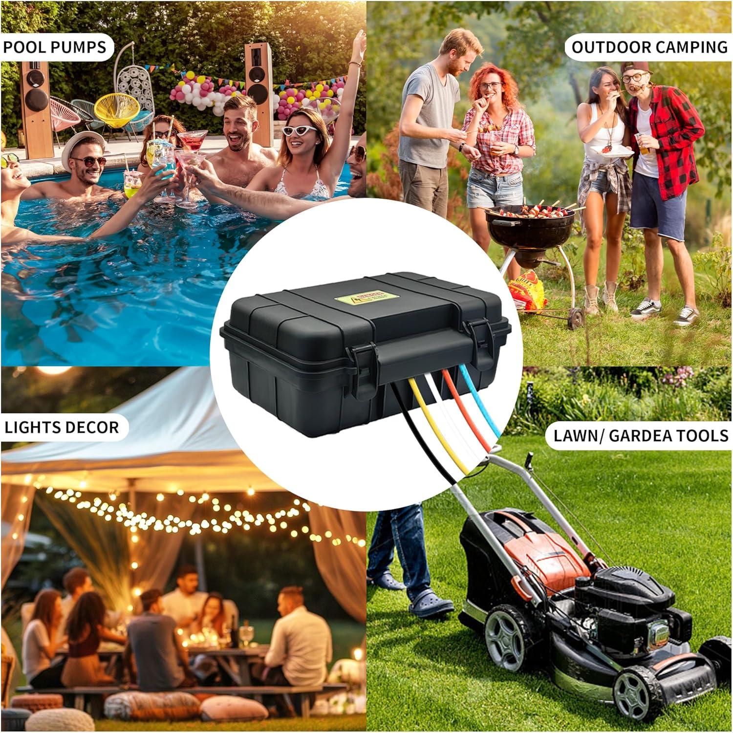 Caja Eléctrica Exterior Grande Paxboxtech IP54 34x24x13 cm