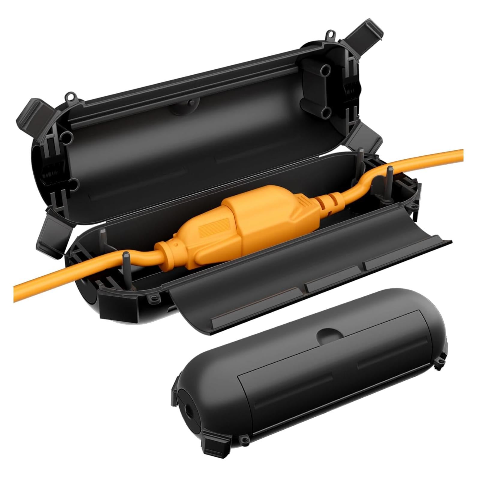 Cubierta de Seguridad para Cables Restmo 2 Paquete IP44 Negra