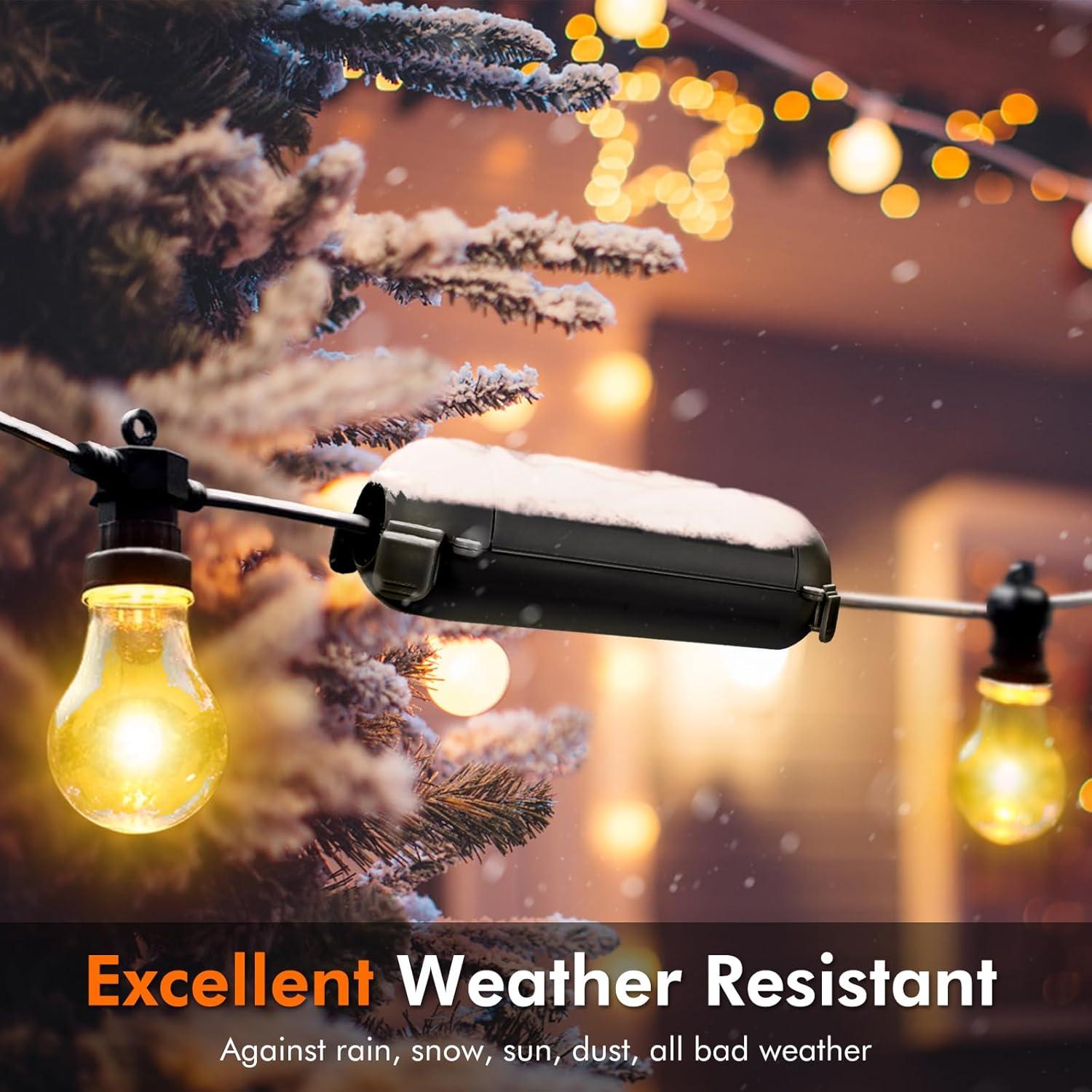 Cubierta de Seguridad para Cables Restmo 2 Paquete IP44 Negra