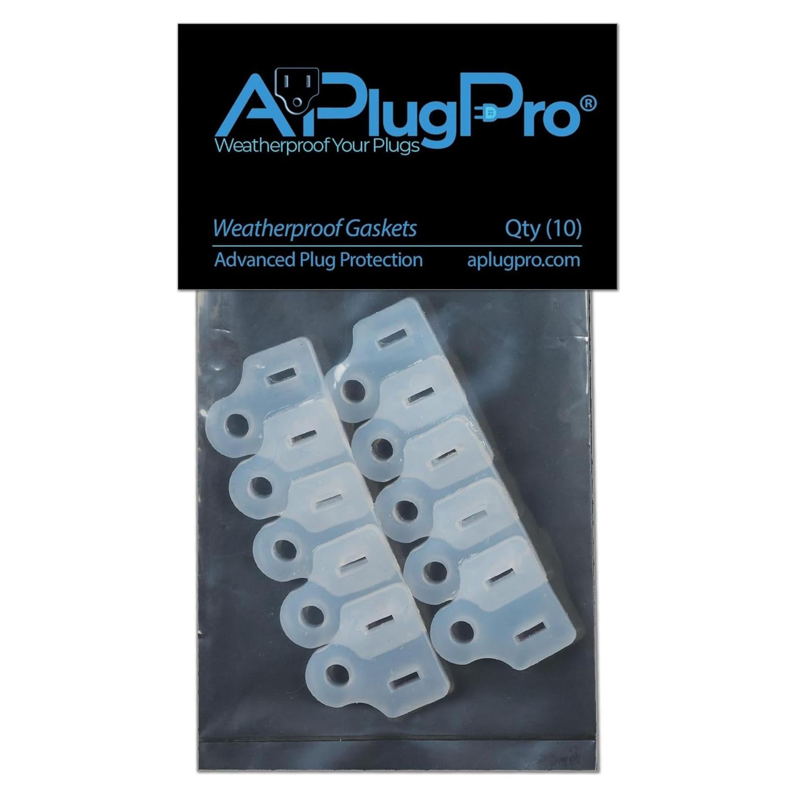 Juntas Impermeables APlugPro - 10 Unidades para Enchufes Exteriores