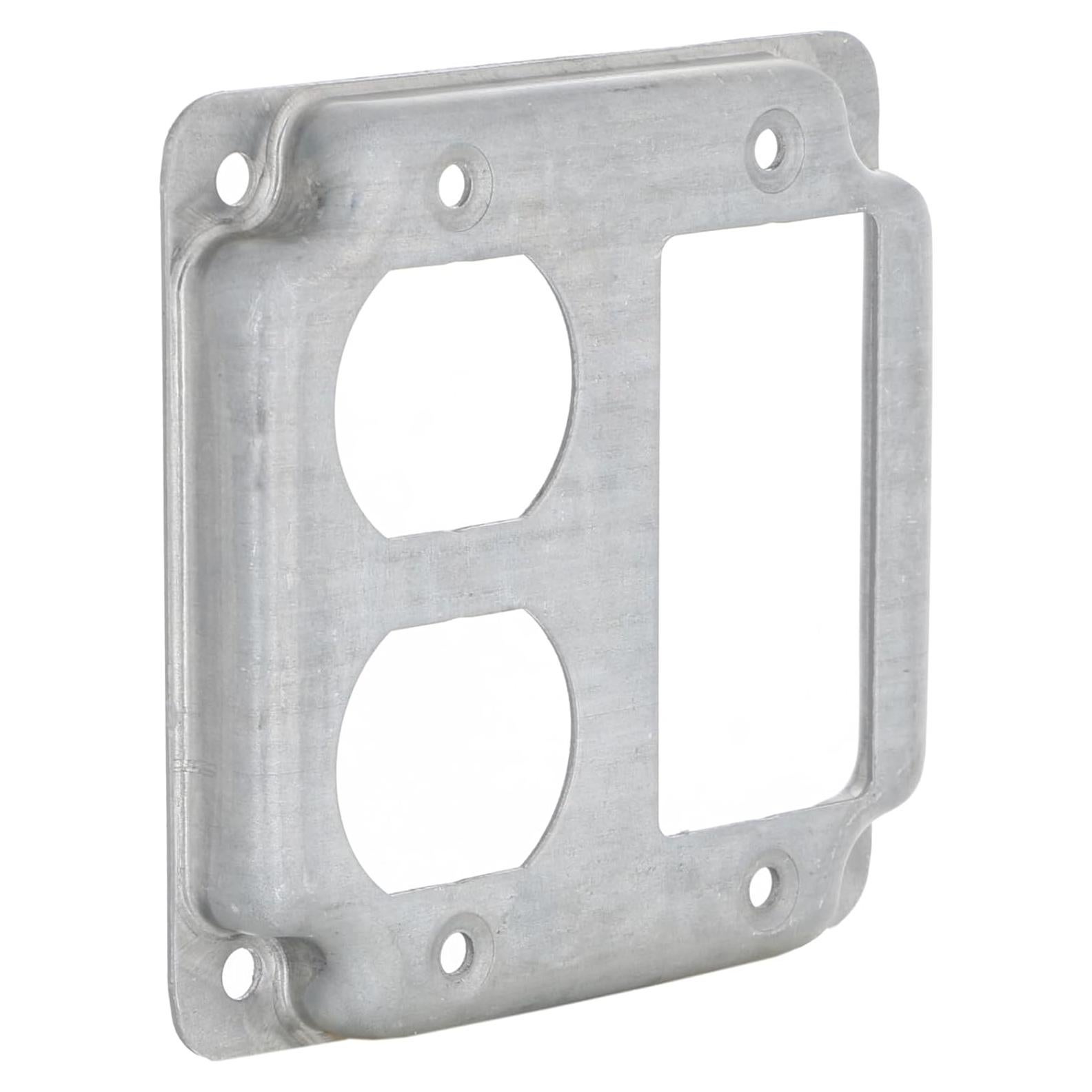 Cubierta de Trabajo Expuesta Hubbell Raco 915C 1 GFCI 1 Dúplex