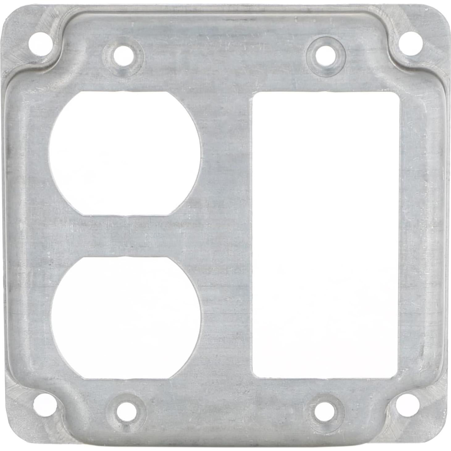 Cubierta de Trabajo Expuesta Hubbell Raco 915C 1 GFCI 1 Dúplex