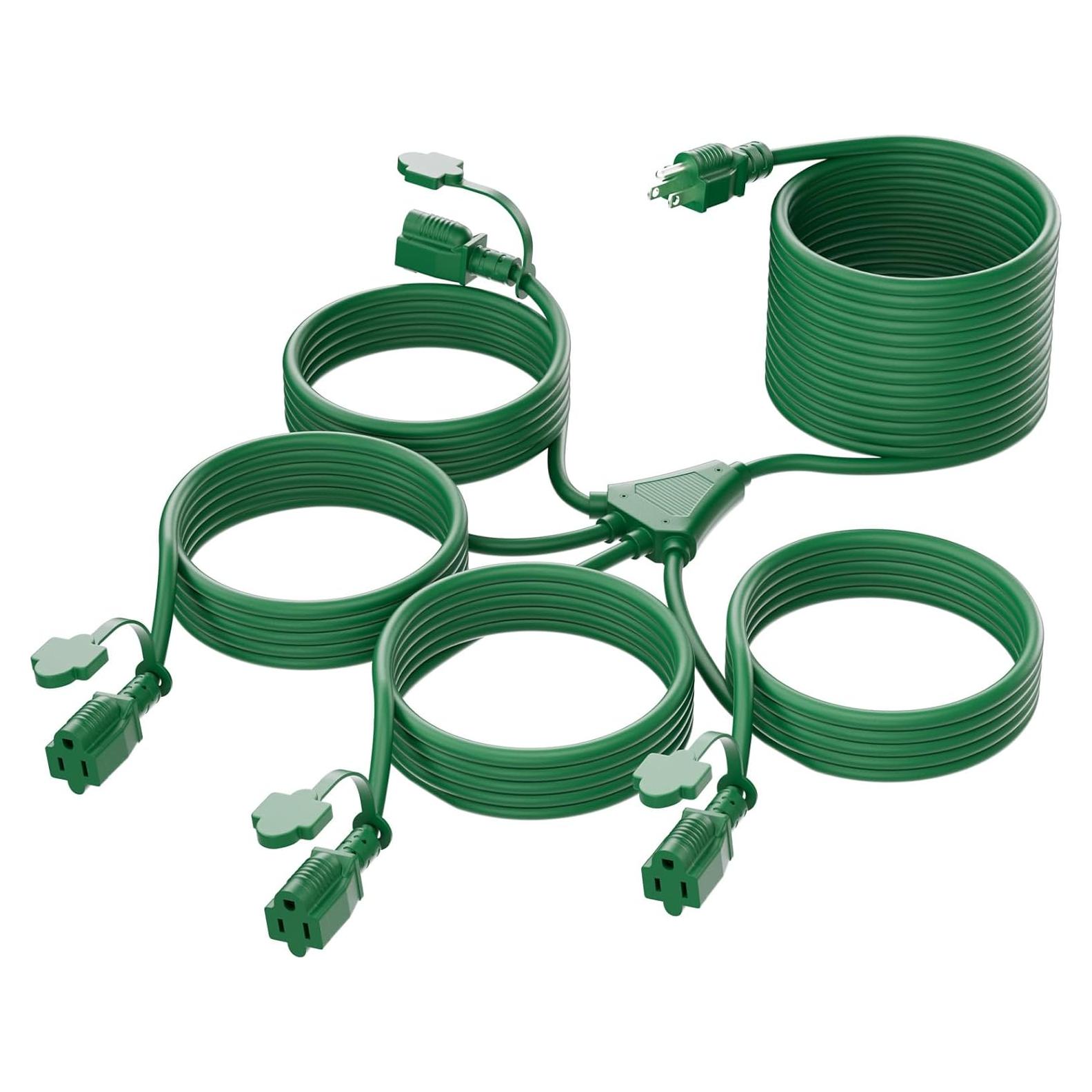 Cuerda de Extensión K KASONIC 14.02m Verde Impermeable