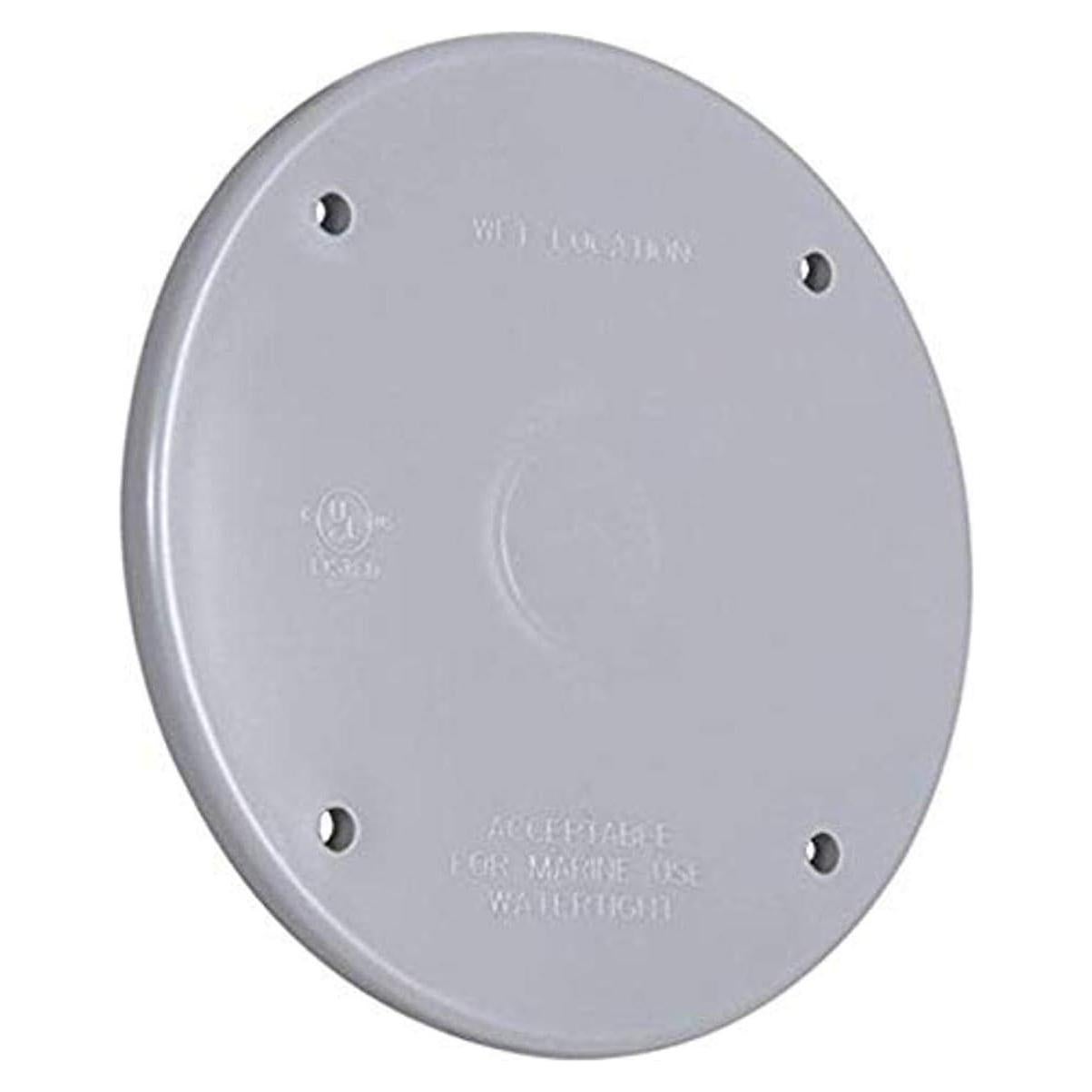 Cubierta Redonda a Prueba de Climas BELL PBC300GY Gris 10.16 cm