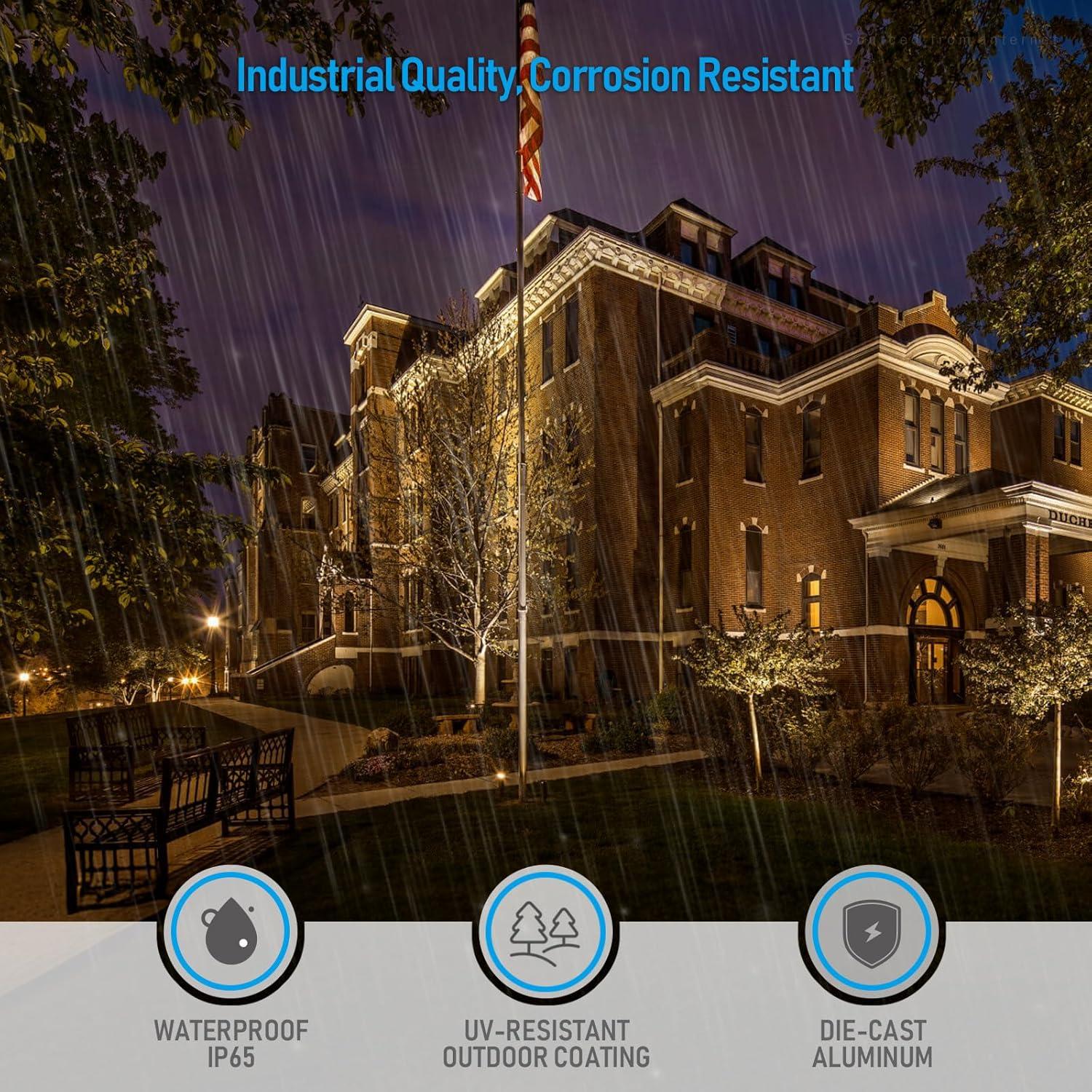 Caja de Salida Redonda 4" LEONLITE Aluminio IP65 16 Pulgadas Cúbicas