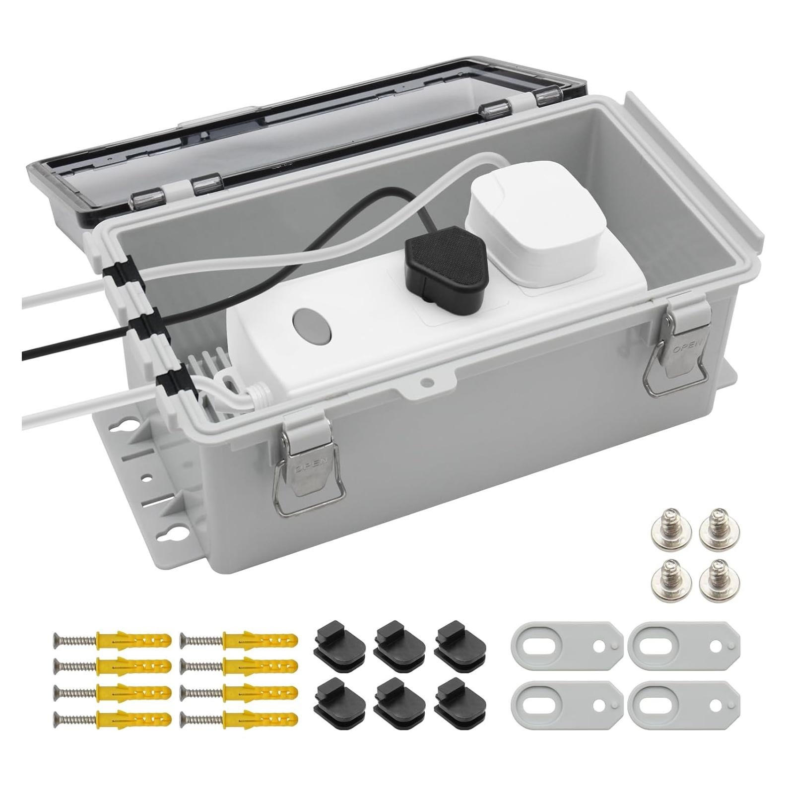 Caja eléctrica exterior impermeable XGGYA 22.86x12.7x10.92 cm