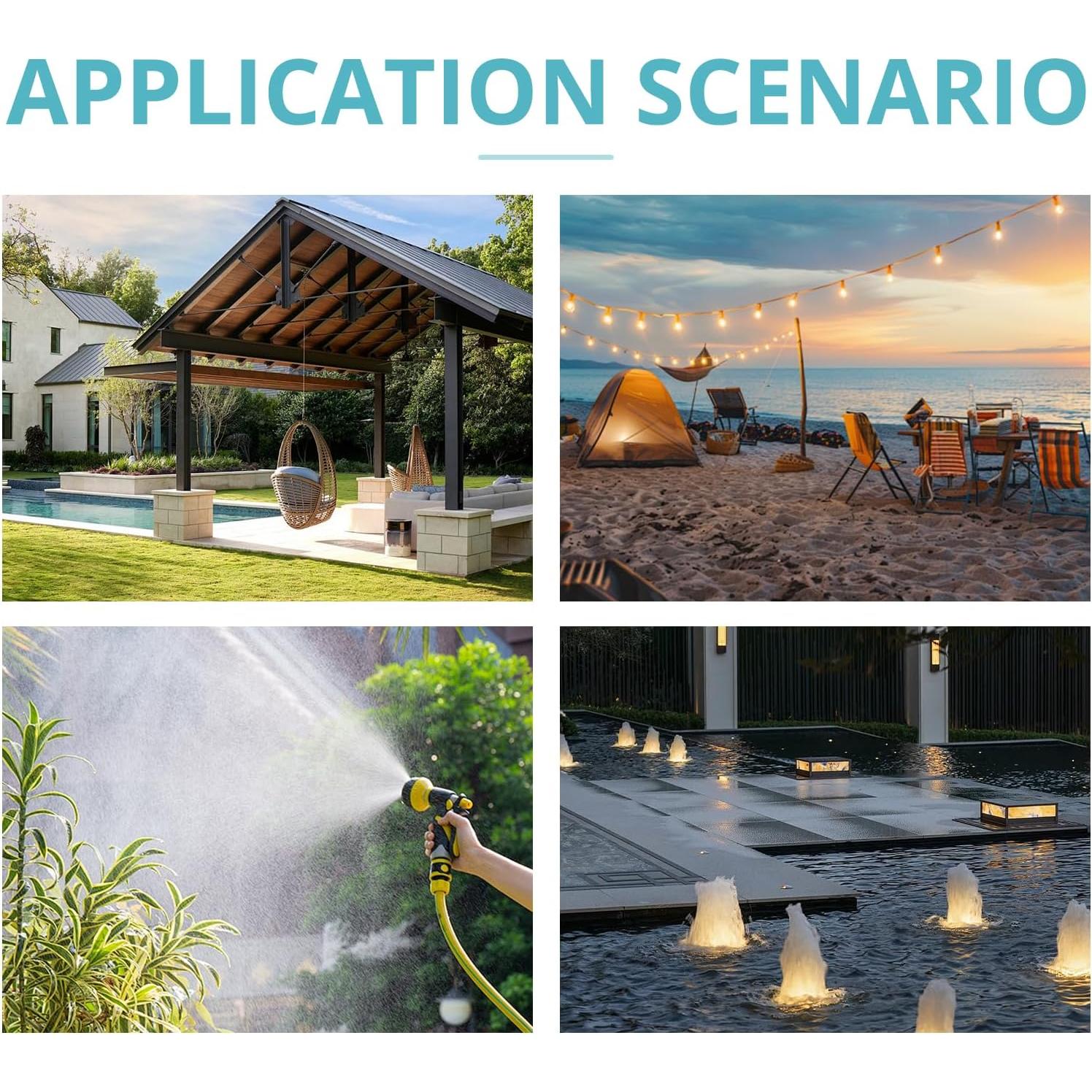 Caja eléctrica exterior impermeable XGGYA 22.86x12.7x10.92 cm