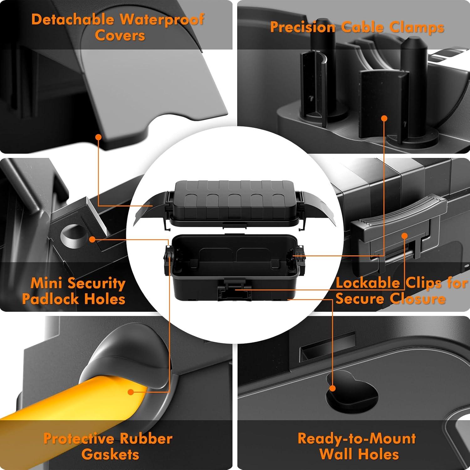 Caja Eléctrica Exterior Restmo IP55 con Cubiertas Desmontables