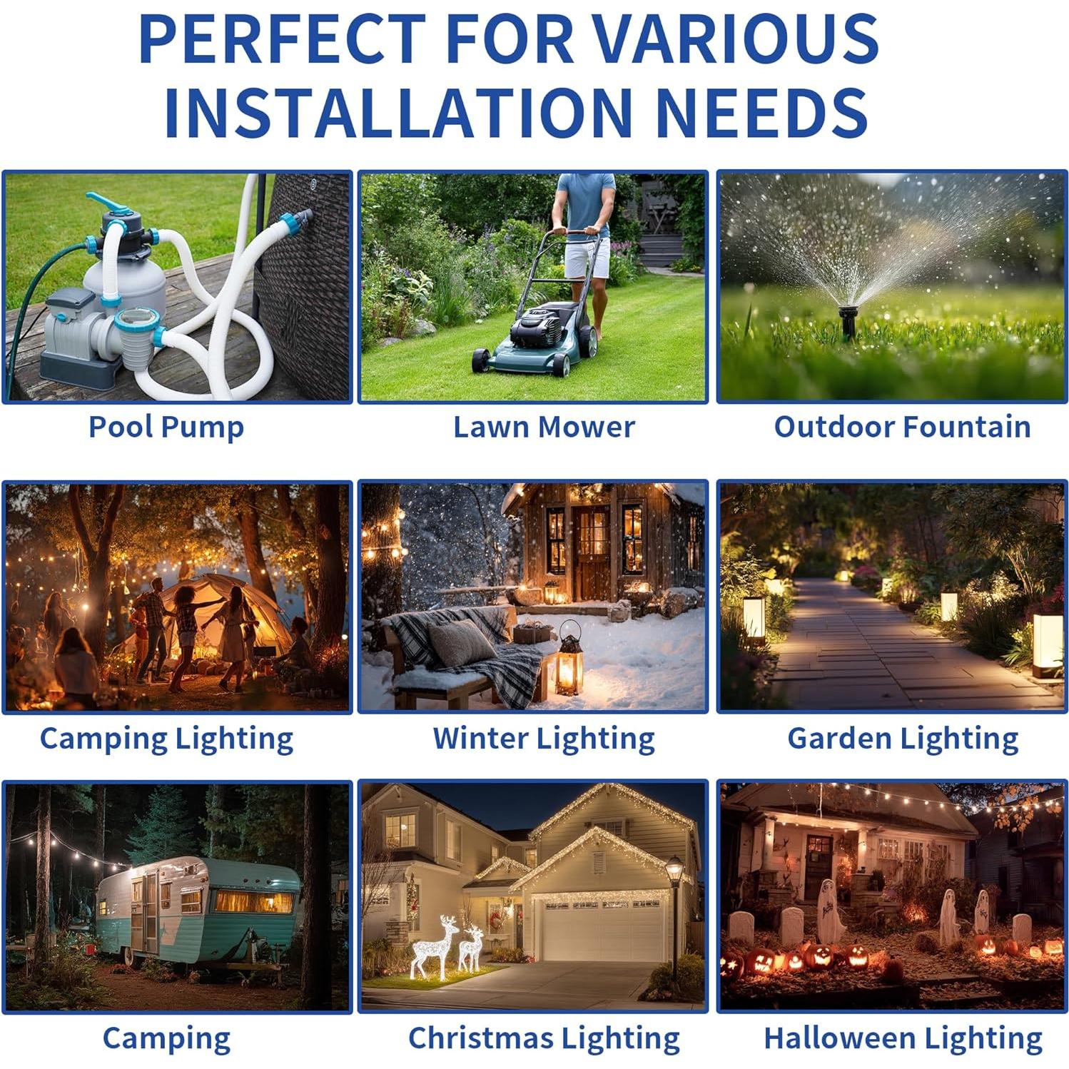 Paquete de 3 Cubiertas de Seguridad CISMORVEX para Cables