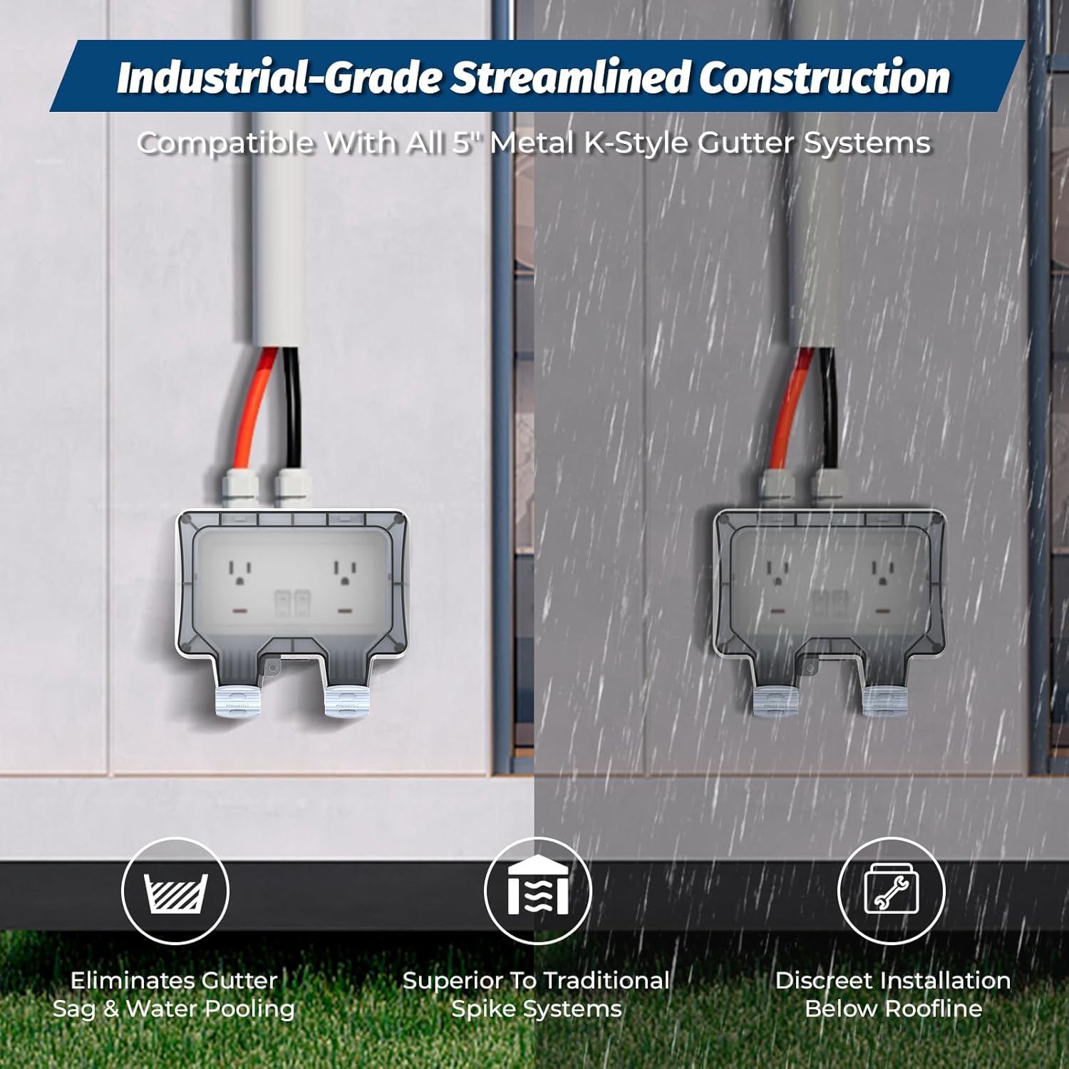 Toma de Corriente Exterior IP66 2 Tomas 15A Cnjiapei