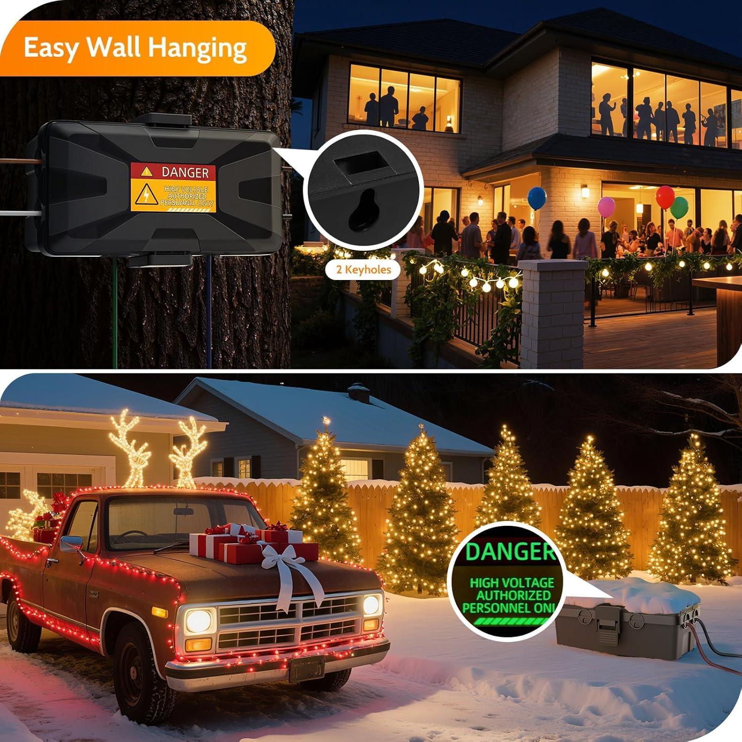 Caja Eléctrica Exterior Wowbox Mediana IP54 26.2x15.2cm 6 Entradas