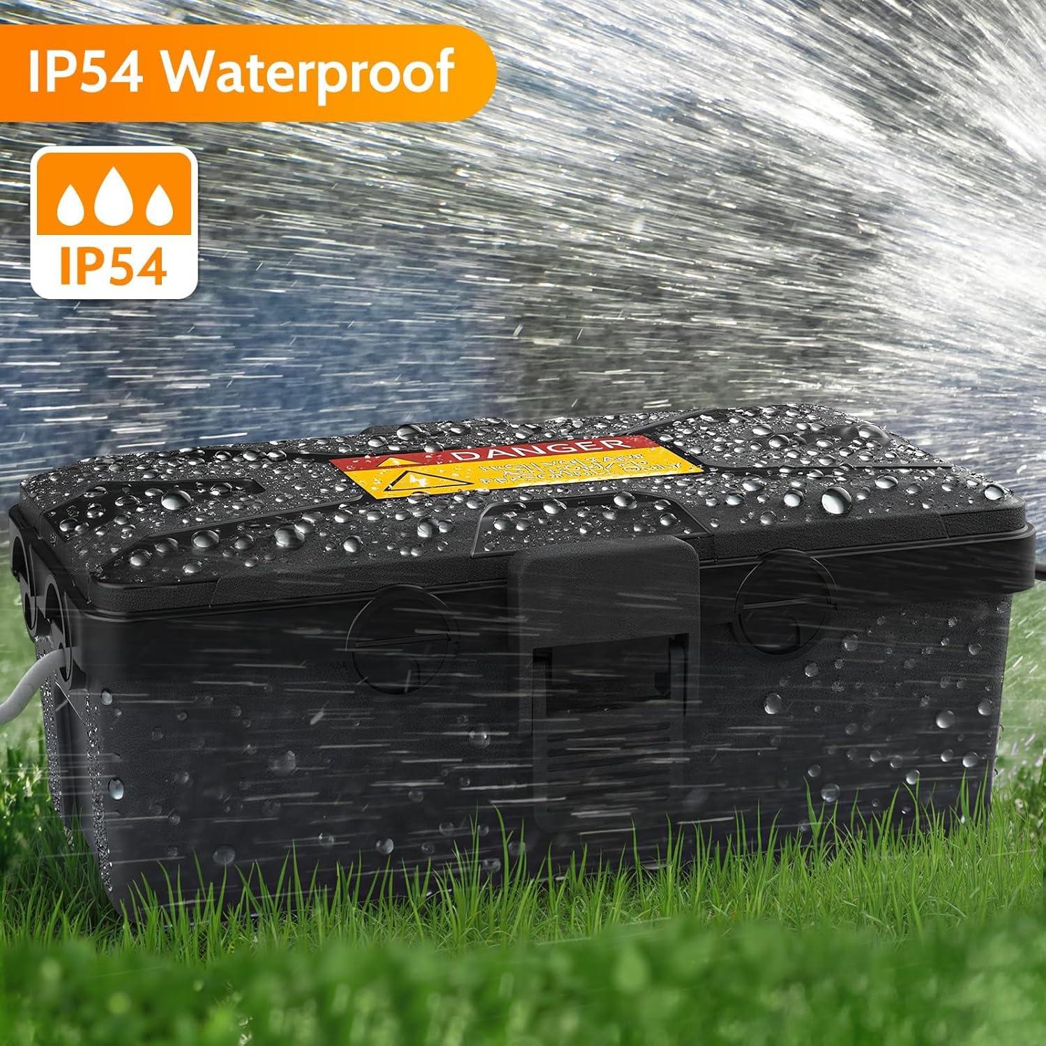 Caja Eléctrica Exterior Wowbox Mediana IP54 26.2x15.2cm 6 Entradas