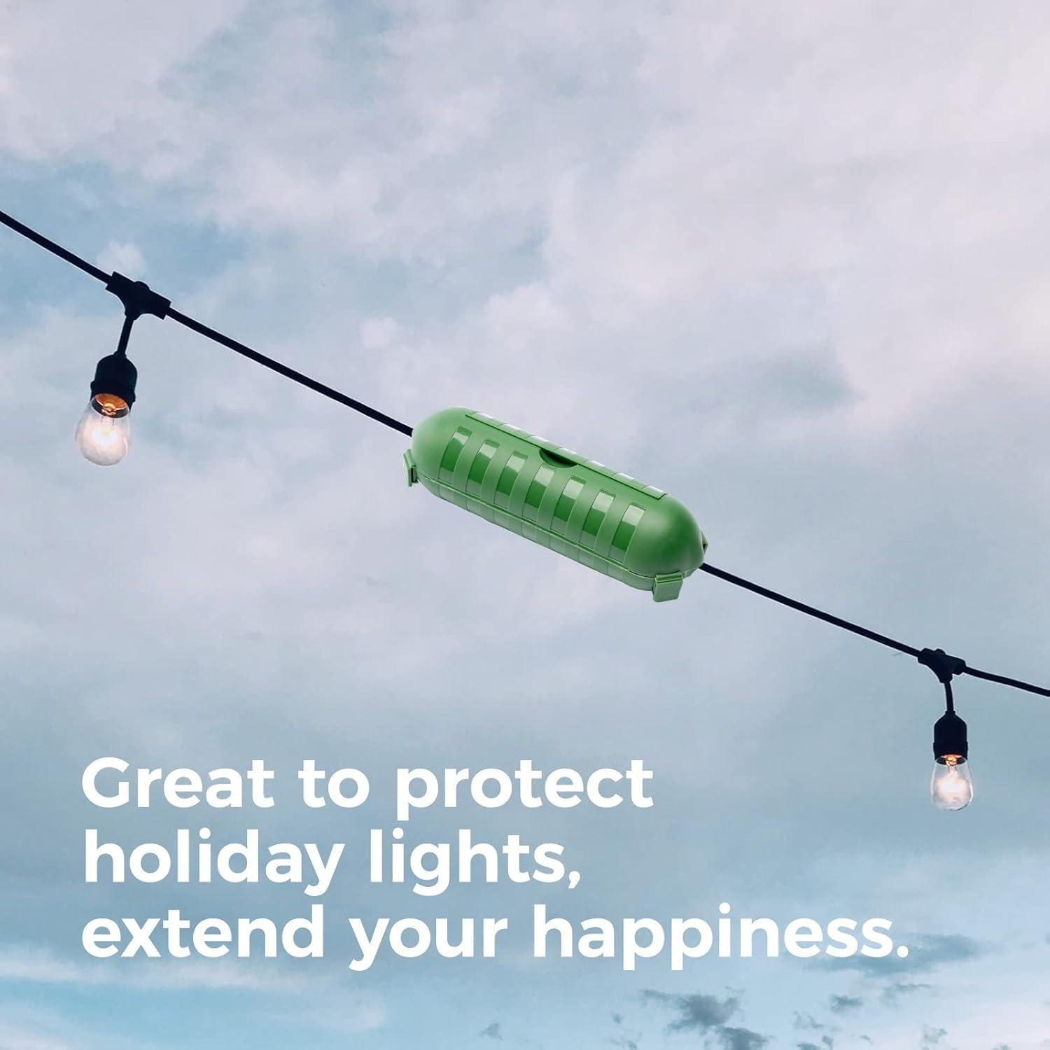 Cubierta de Cable de Extensión Exterior Welkin Verde IP44