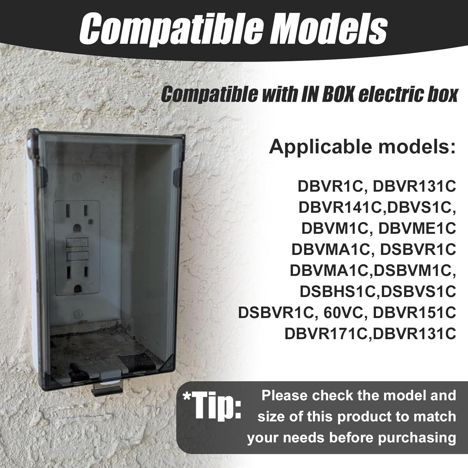 3 Piezas Cubierta de Salida Exterior Lasuroa Tipo 3R 14.3x8.5cm
