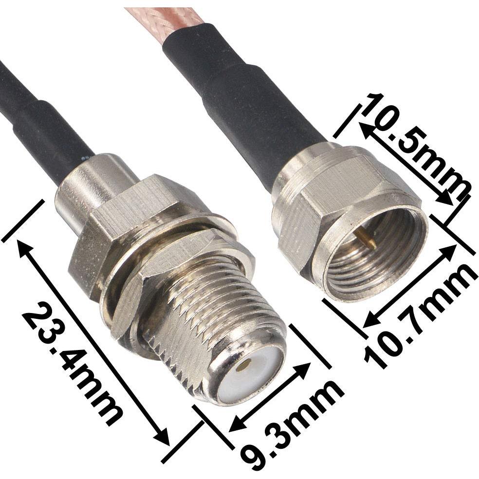 Divisor Coaxial F-Type RG6 X~wind 15cm para TV y Satélite