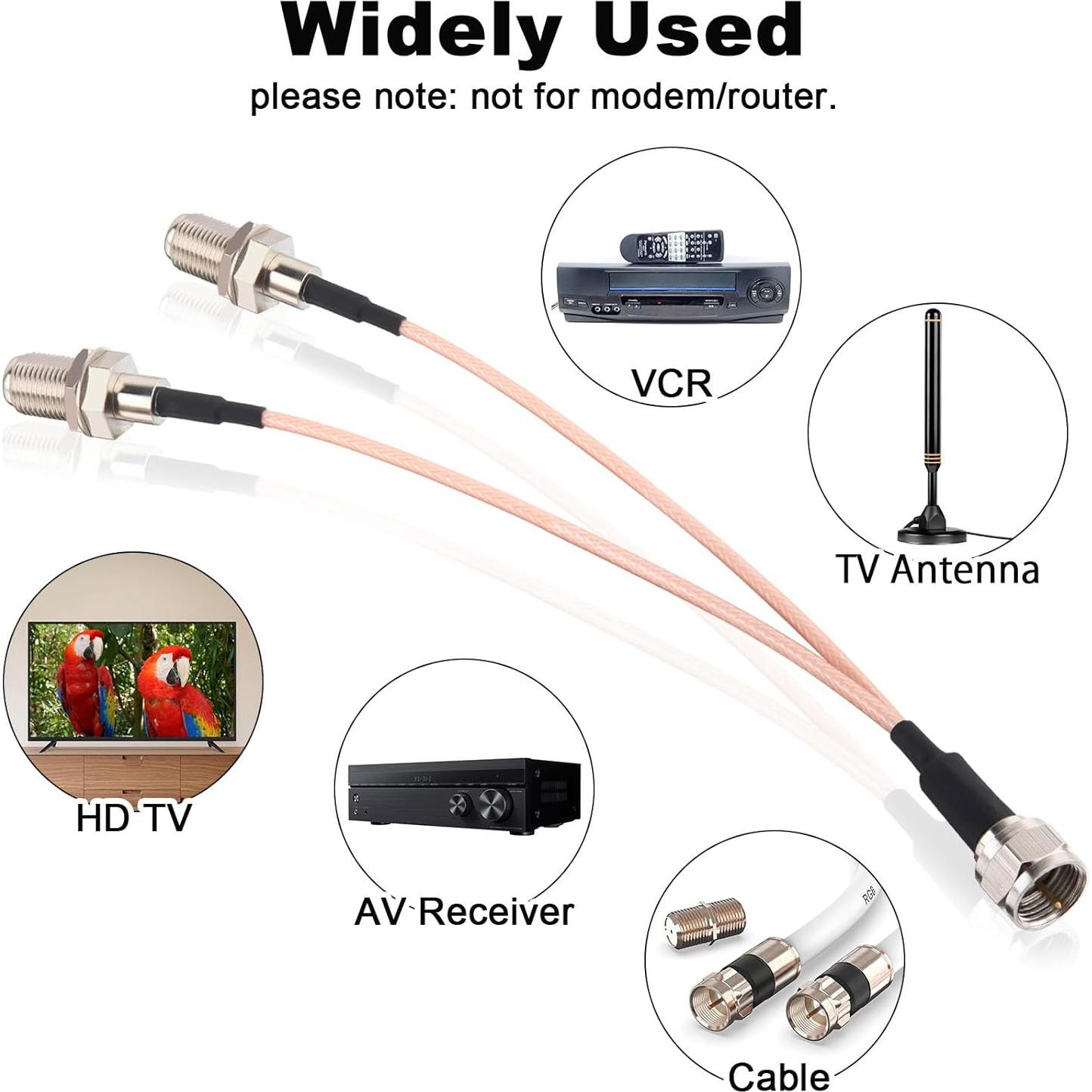 Divisor Coaxial F-Type RG6 X~wind 15cm para TV y Satélite