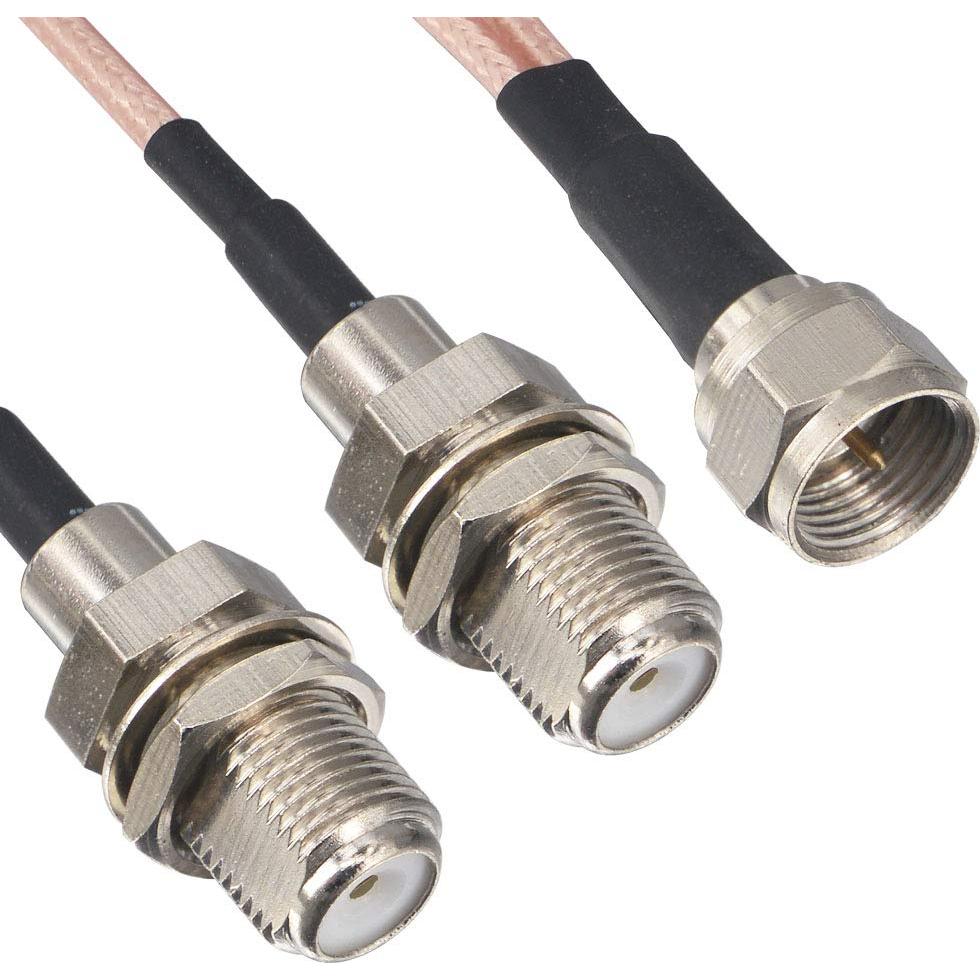 Divisor Coaxial F-Type RG6 X~wind 15cm para TV y Satélite