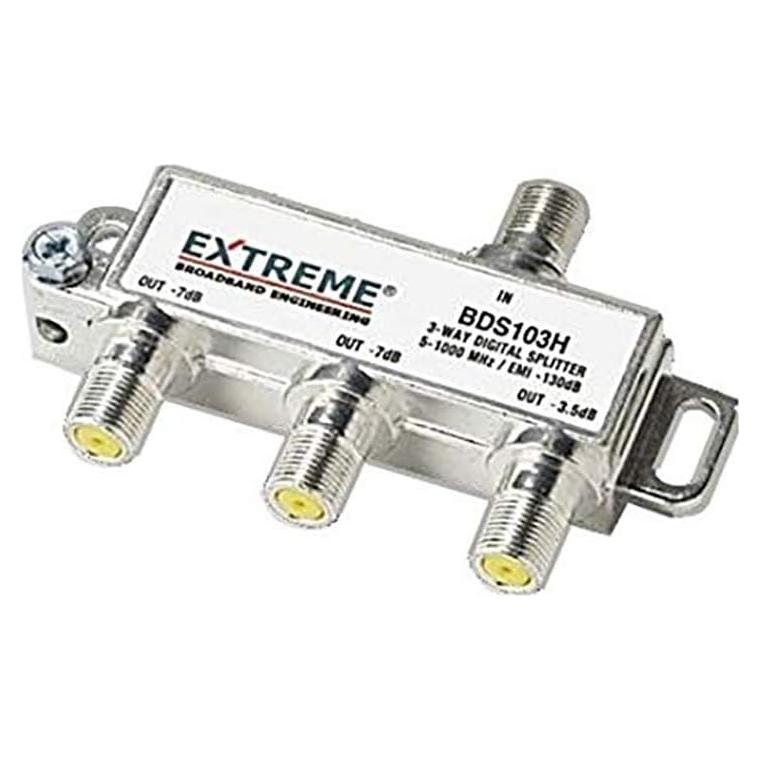 Divisor Coaxial HD Digital 3 Vías Extreme Broadband BDS103H
