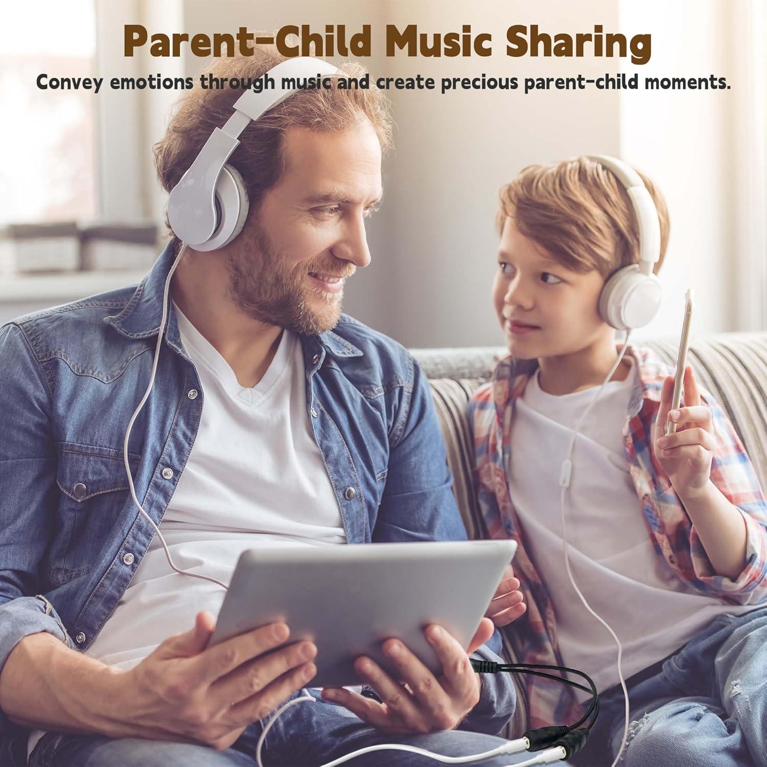 Divisor de Audio Estéreo ONXE 3.5mm Macho a 2 Hembras - 2 Paquetes