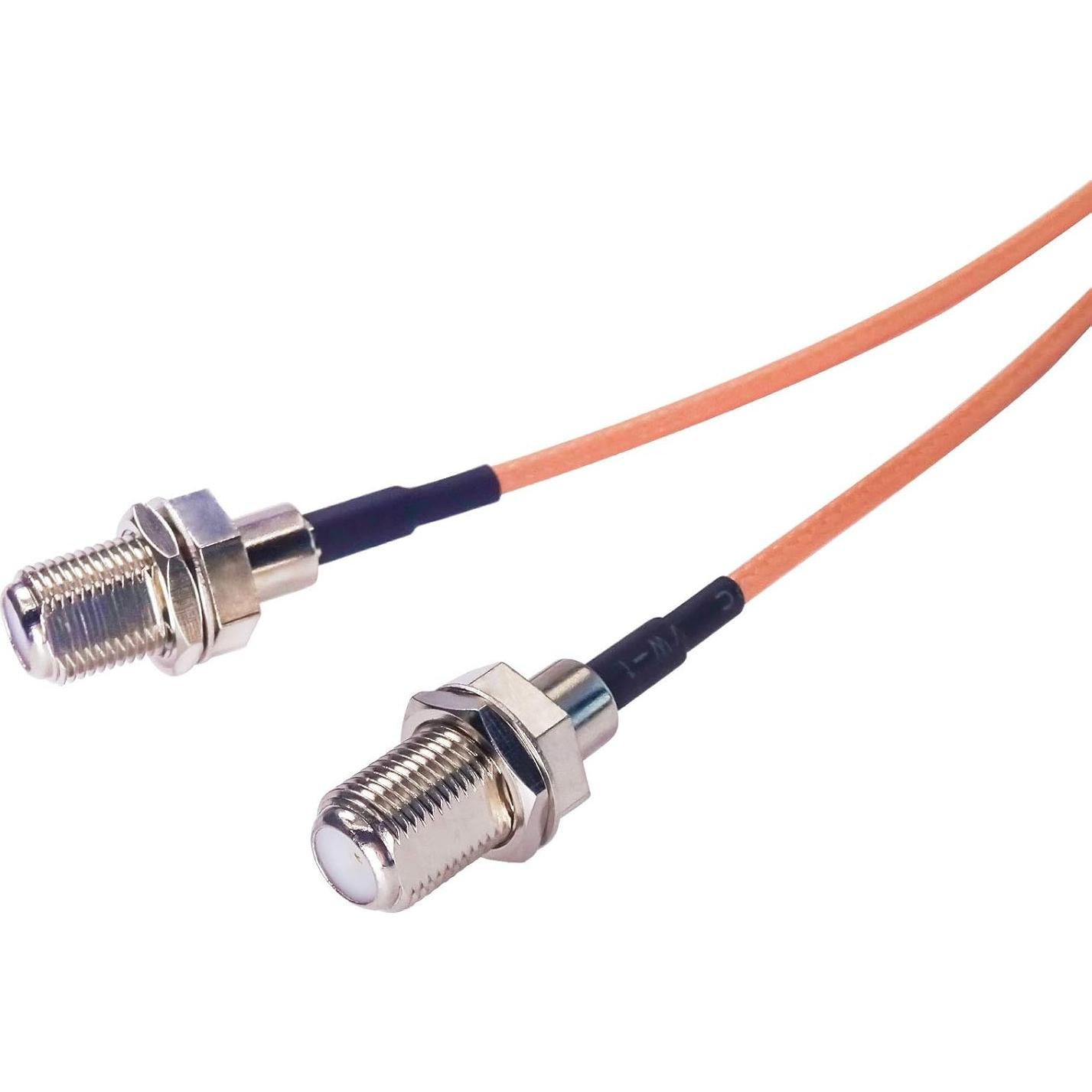 Divisor de Cable Coaxial F Macho a Doble F Hembra 19cm Goupchn