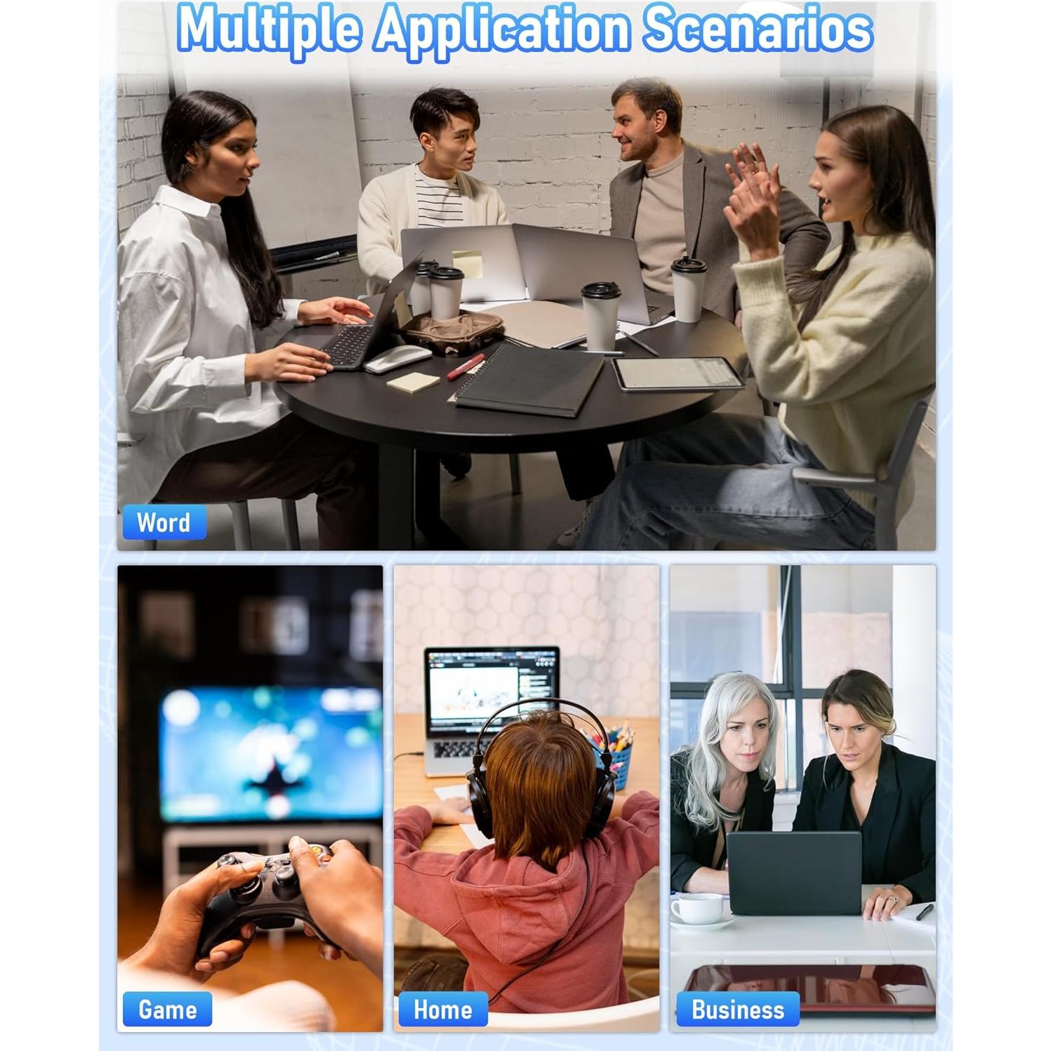 Divisor Ethernet 1 a 2 YOFEEPOP Gigabit 1000Mbps RJ45 USB C