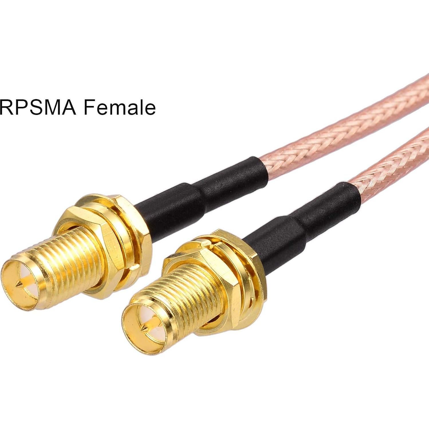 Cable divisor coaxial Superbat RP-SMA macho a doble hembra 15cm