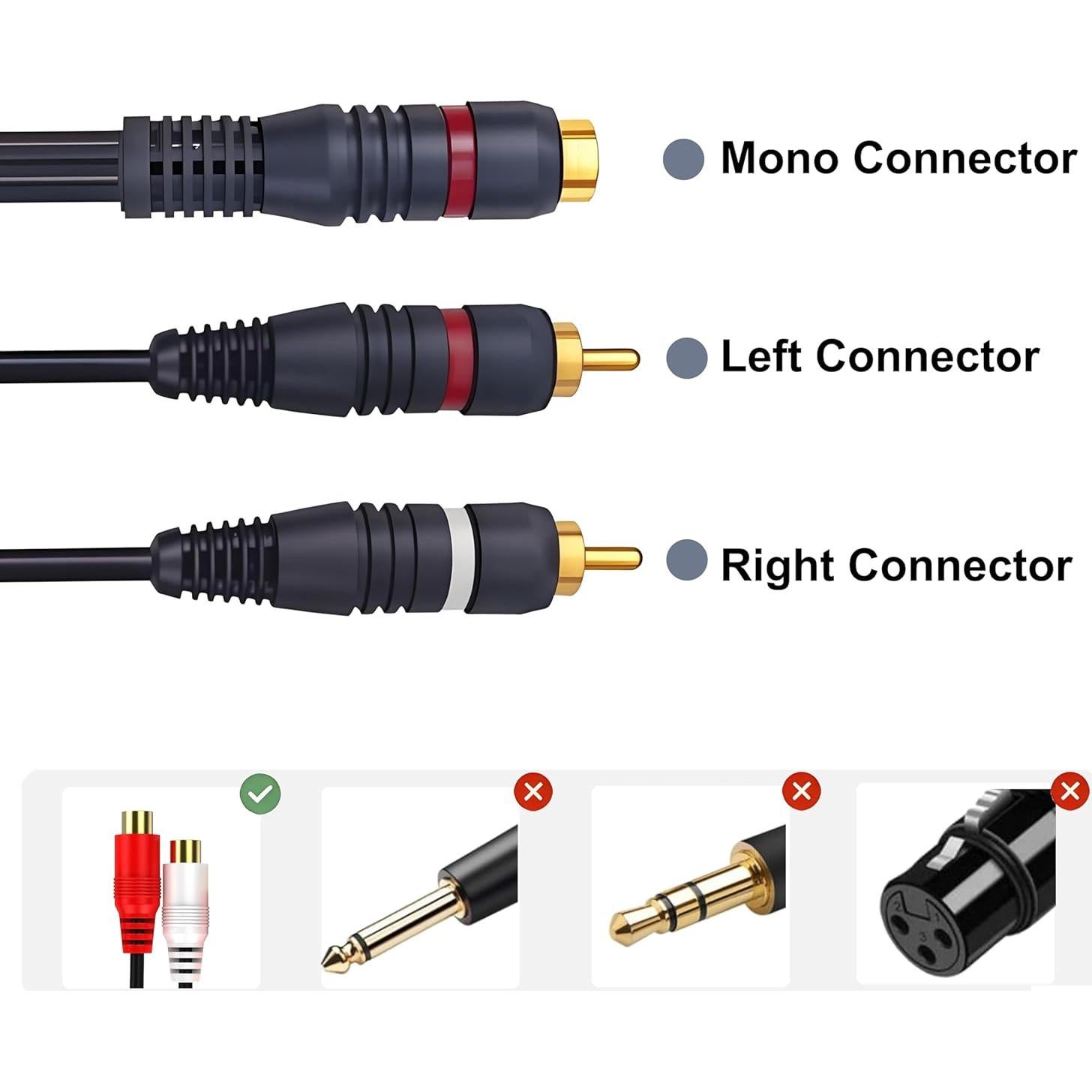 Divisor RCA 1 Femenino a 2 Masculinos CNHIDEE 0.2m